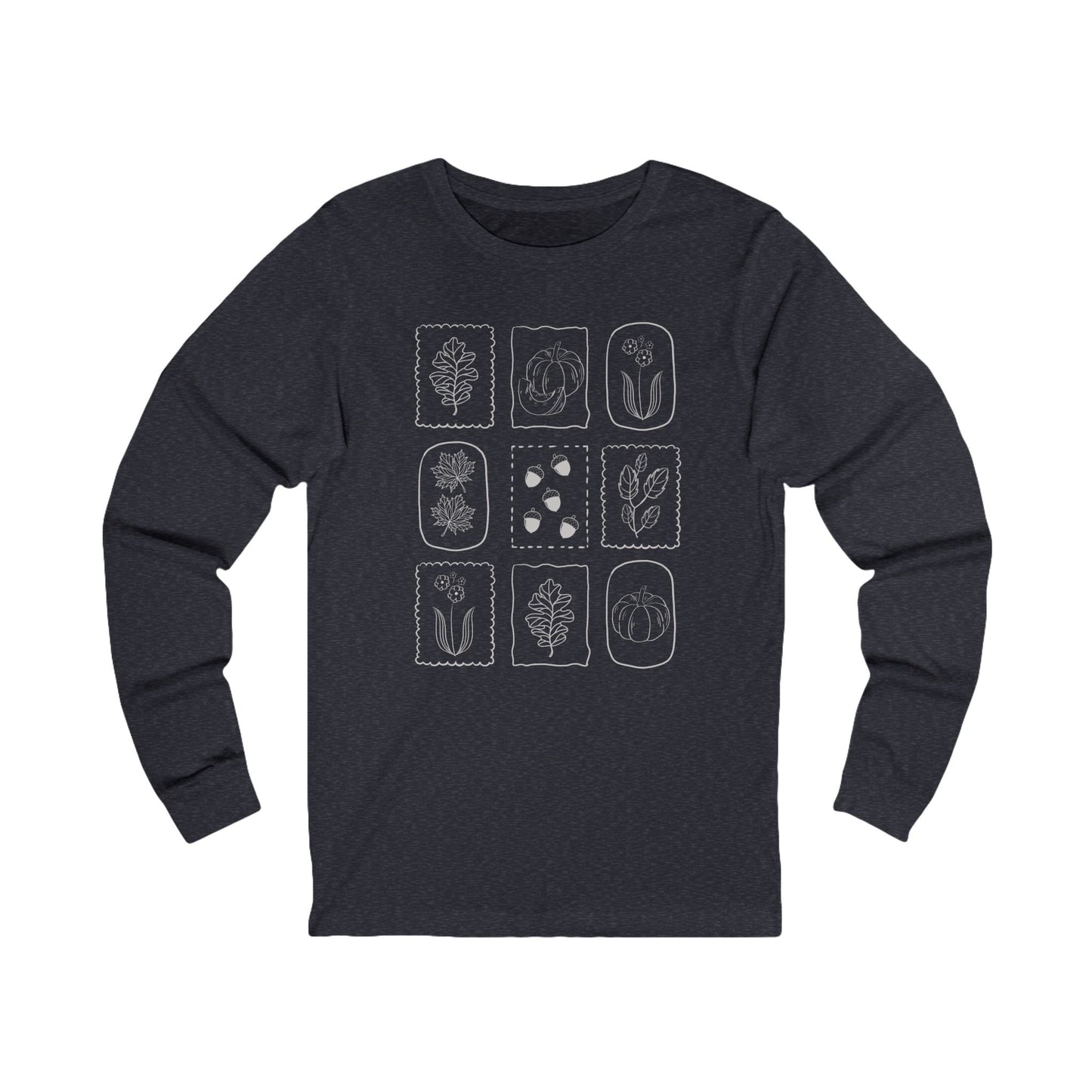 Fall Stamps Long-Sleeve Tee