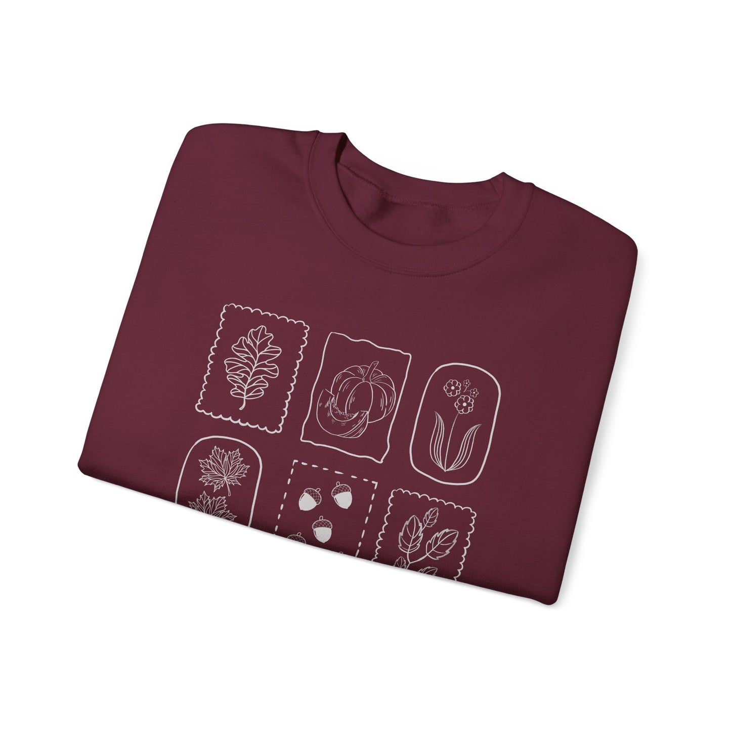 Fall Stamps Crewneck Sweatshirt