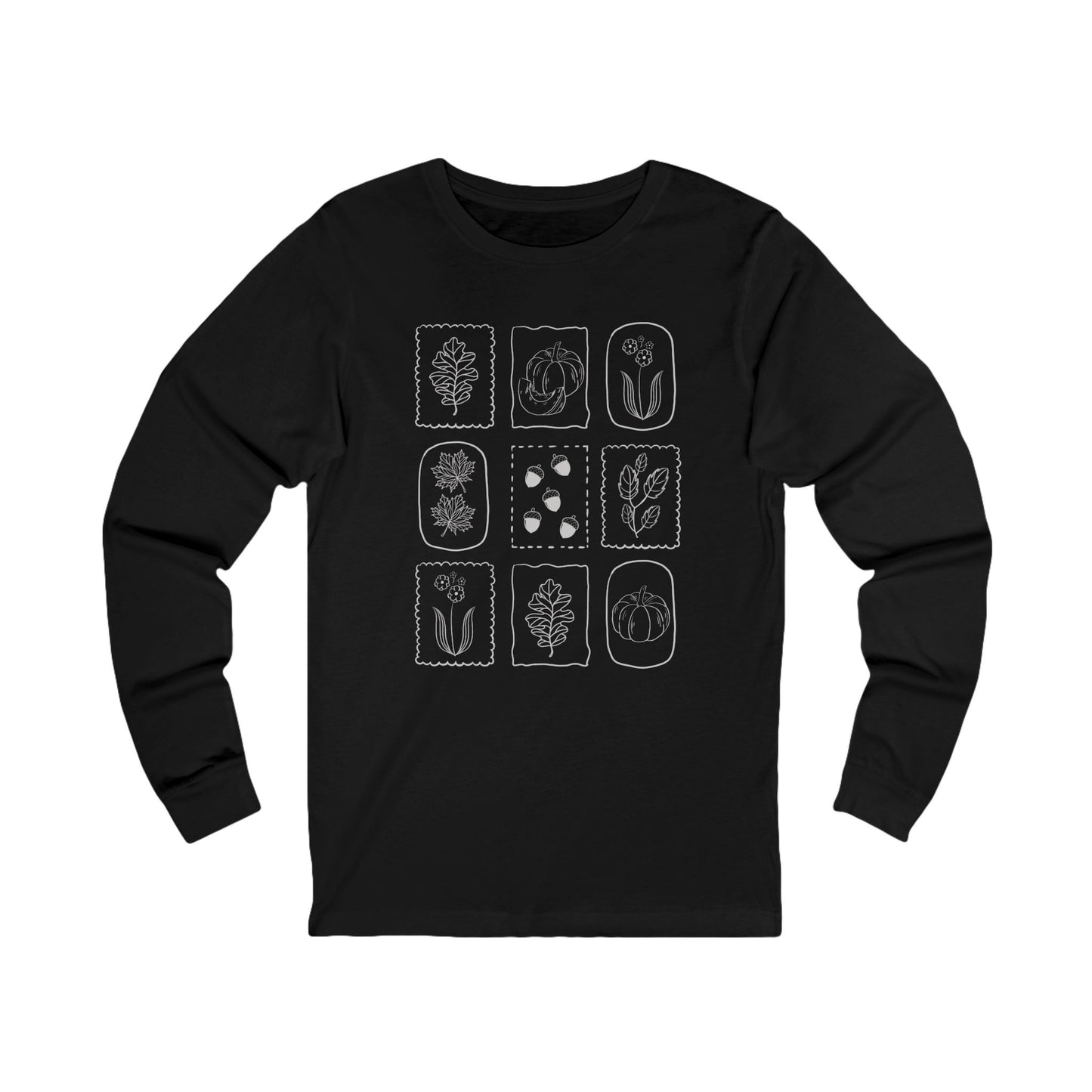 Fall Stamps Long-Sleeve Tee