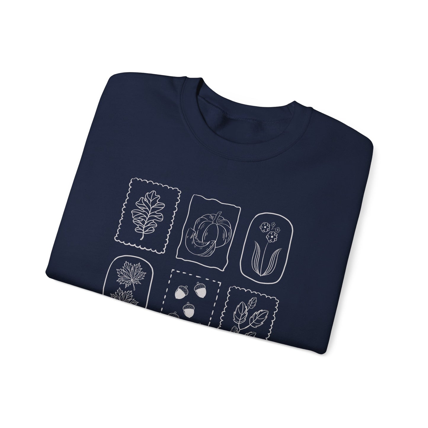 Fall Stamps Crewneck Sweatshirt