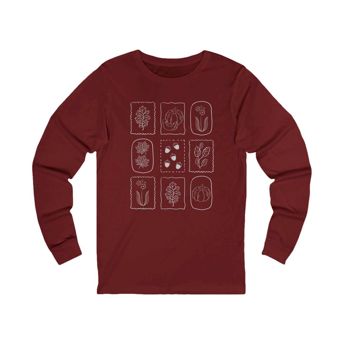 Fall Stamps Long-Sleeve Tee