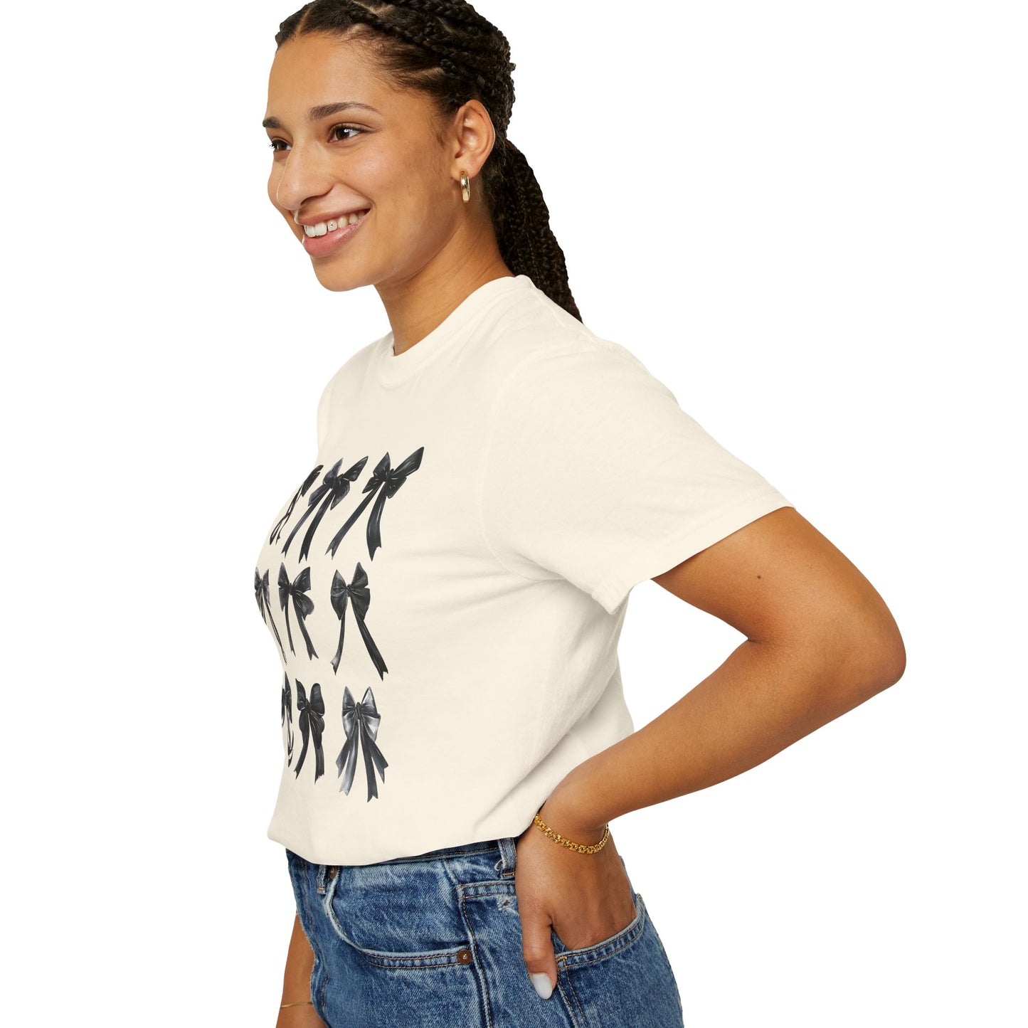 Black Bows Comfort Colors Tee
