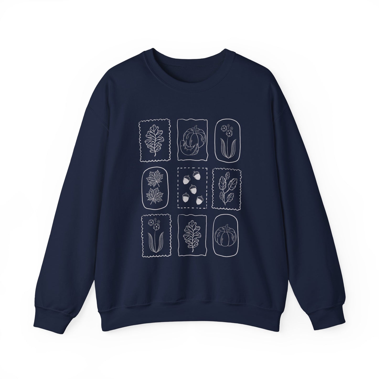 Fall Stamps Crewneck Sweatshirt