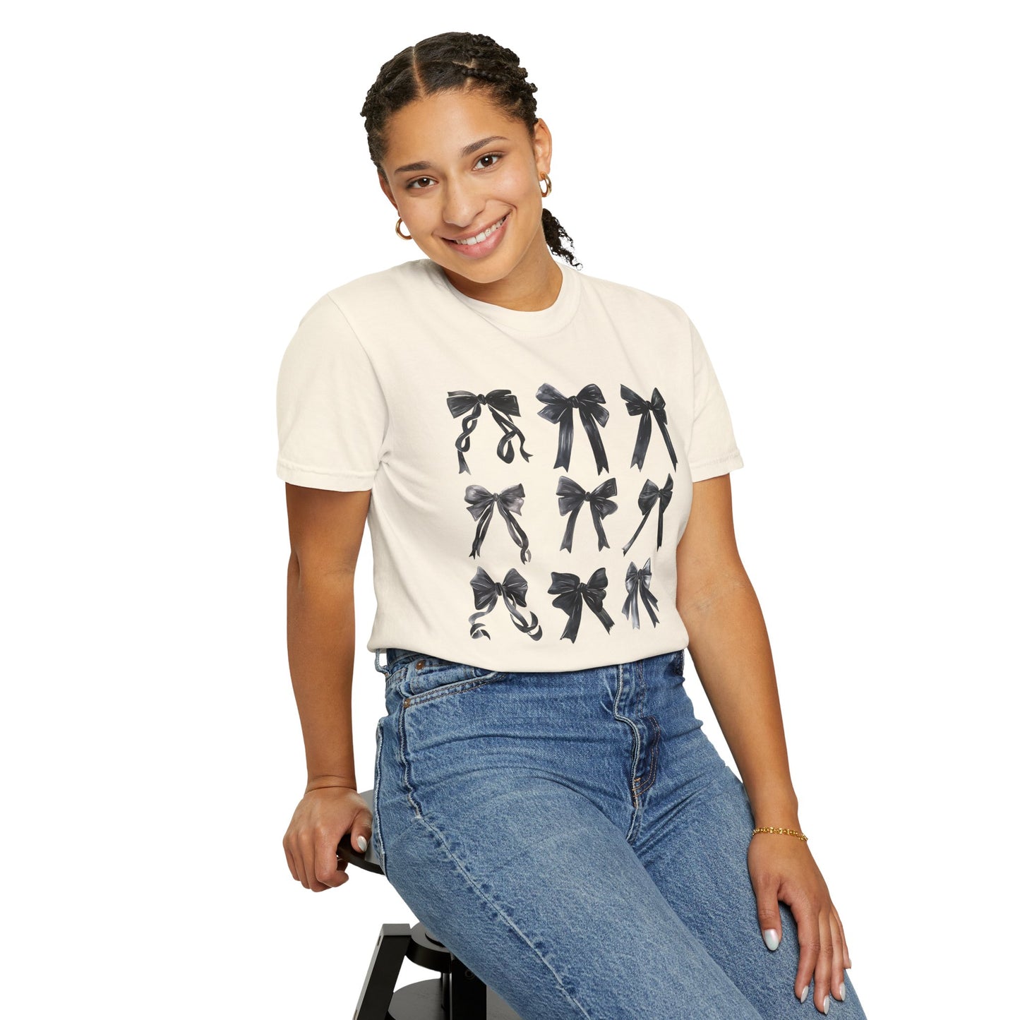 Black Bows Comfort Colors Tee