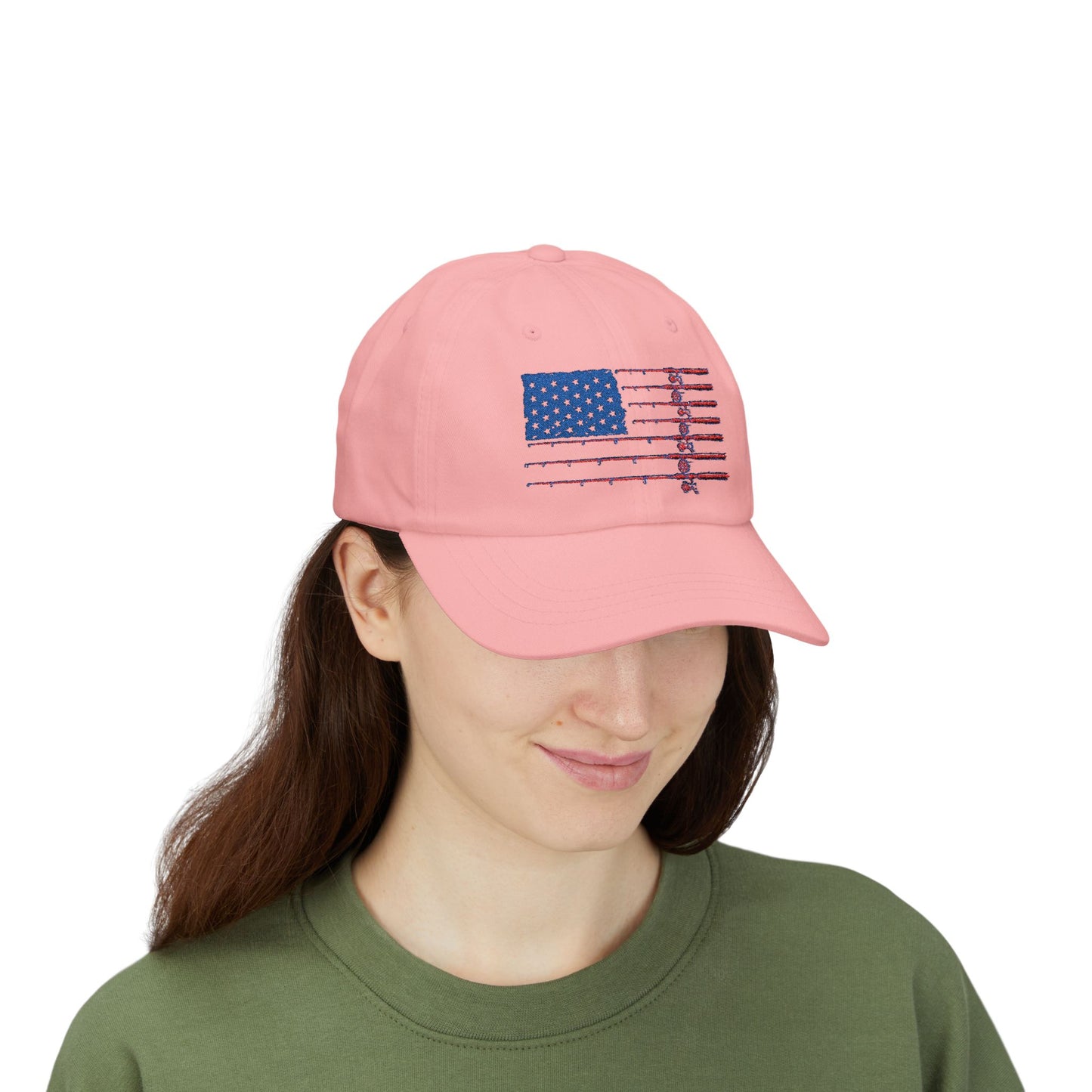 Dad Cap — Distressed American Flag Embroidered Baseball Hat