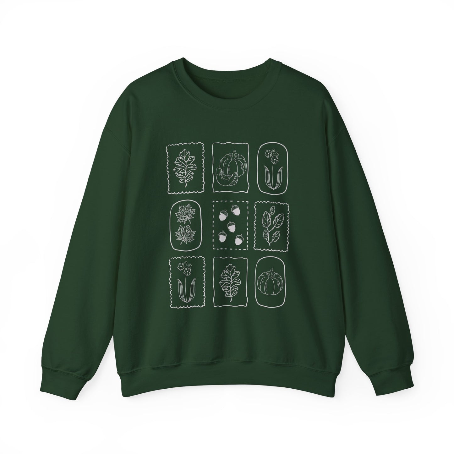Fall Stamps Crewneck Sweatshirt