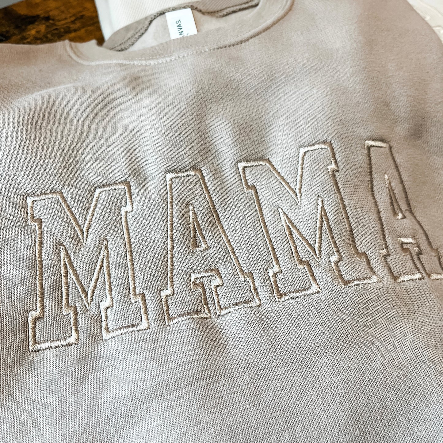 Embroidered Mama Pullover