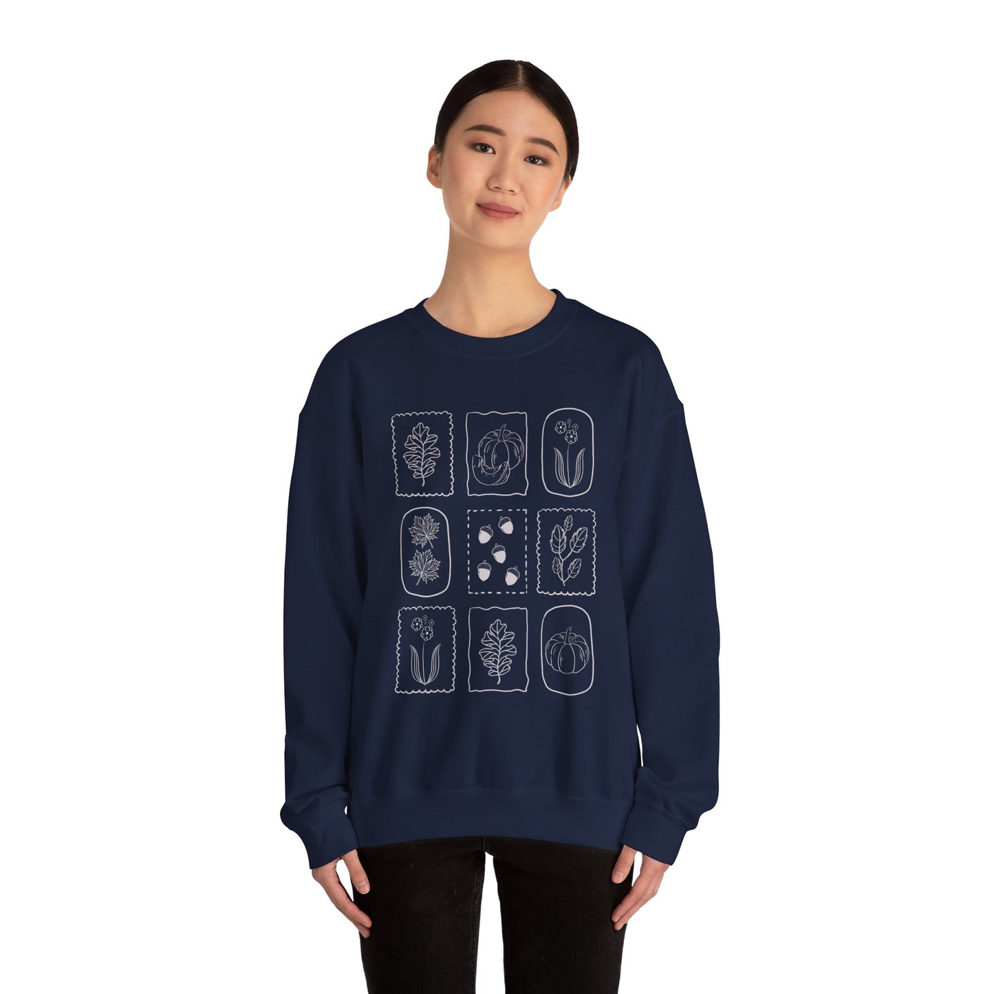 Fall Stamps Crewneck Sweatshirt