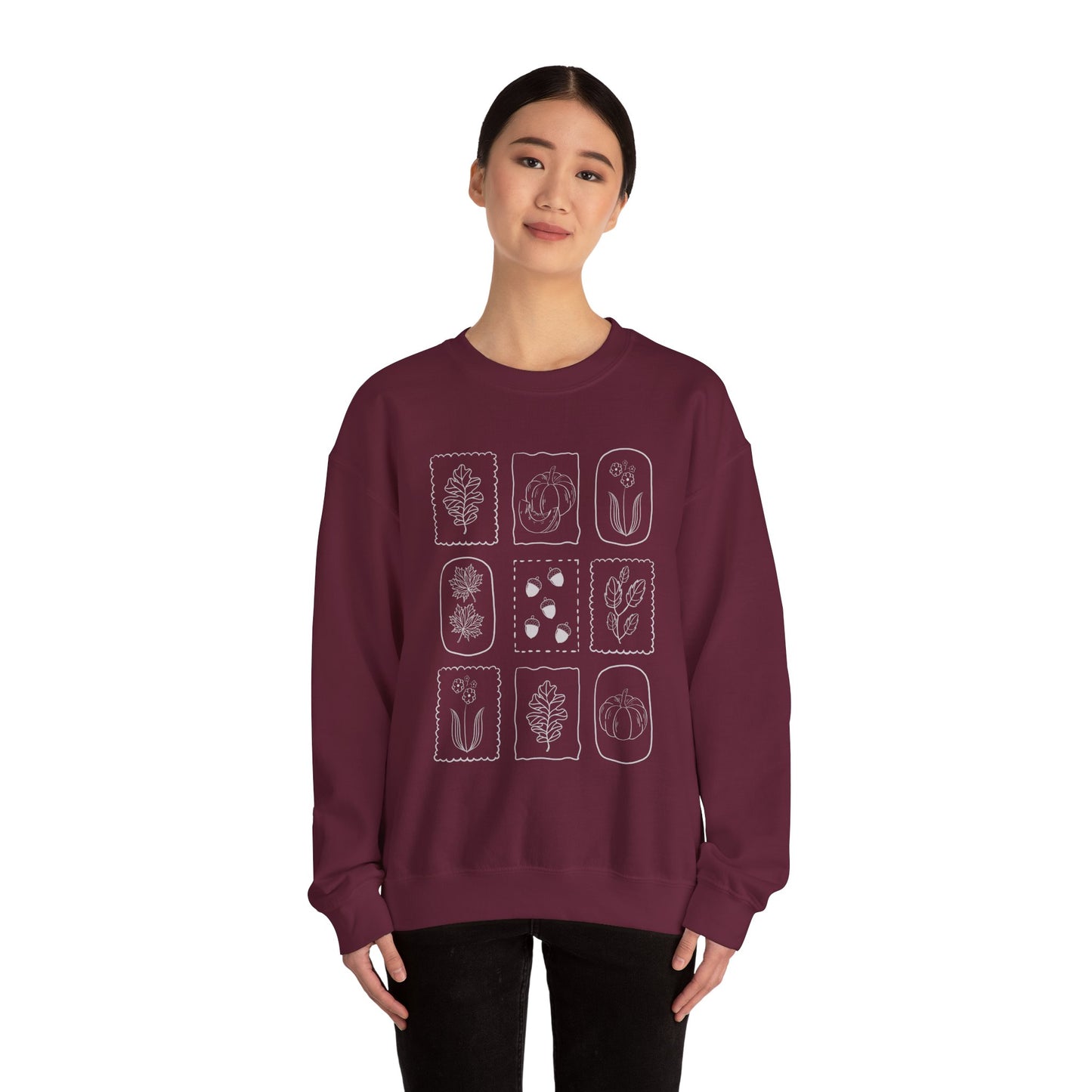 Fall Stamps Crewneck Sweatshirt