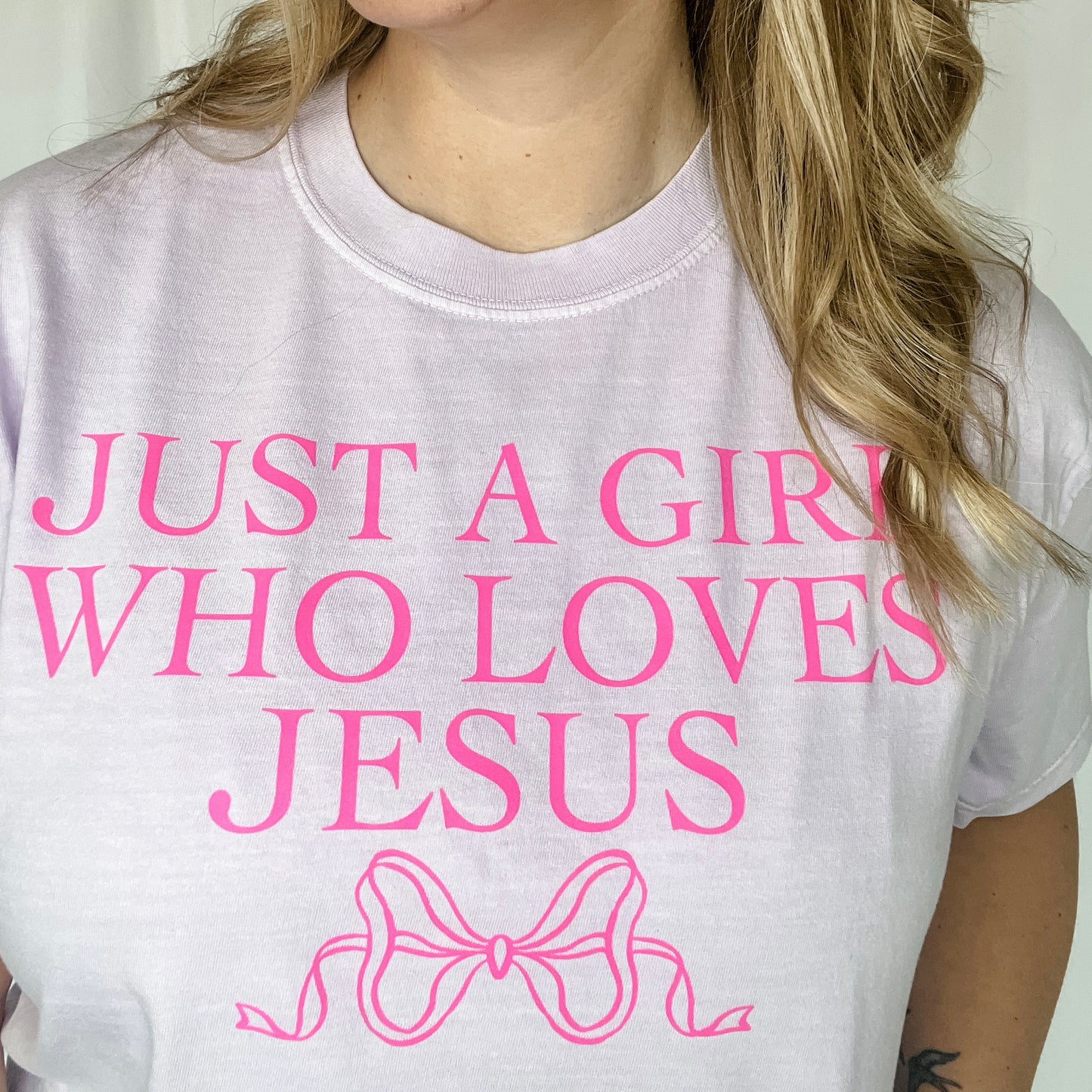 Just a Girl Who Loves Jesus Tee