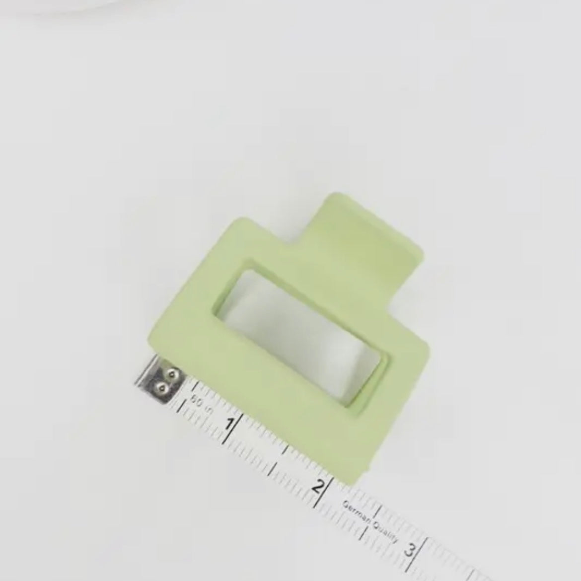 Small Matte Rectangle Hair Claw (2pk.)
