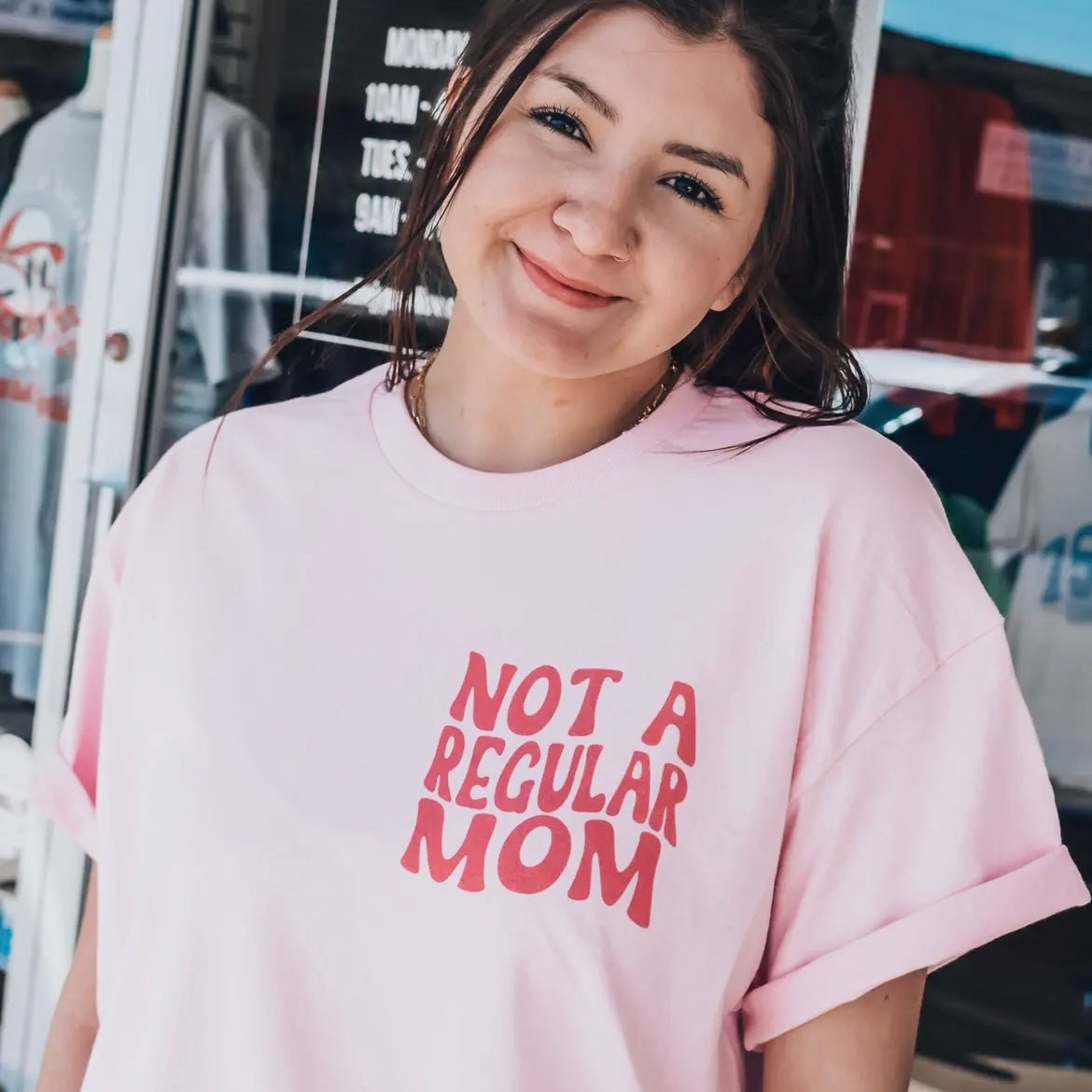 I'm a Cool Mom Tee (Pink)
