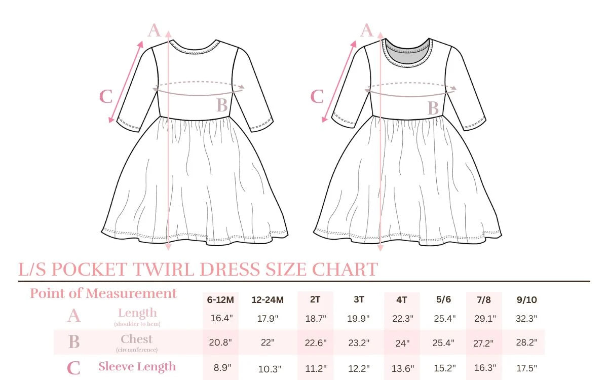 Mila & Rose® PAWSITIVELY Spooky L/S Pocket Twirl Dress (Girls)