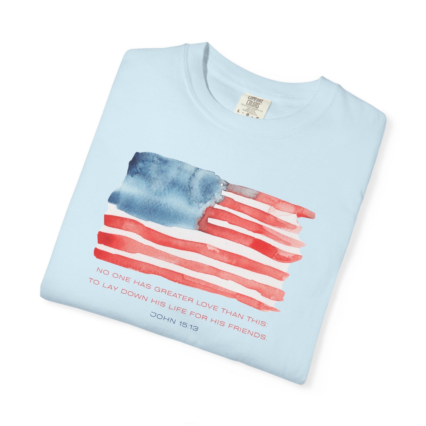 American Watercolor Flag T-Shirt