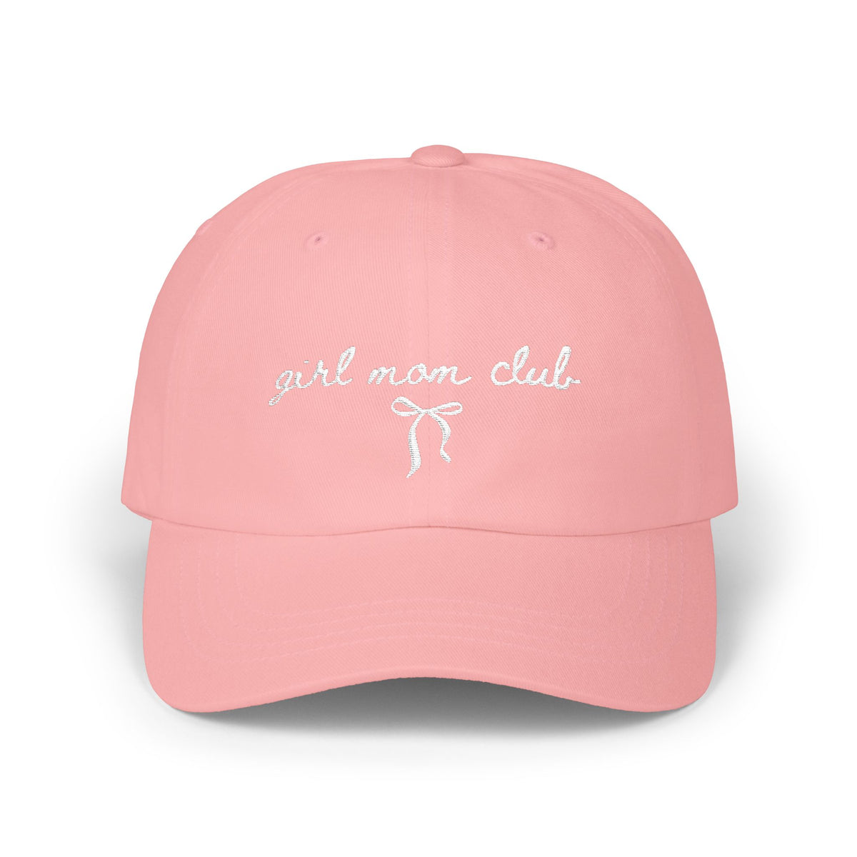 Girl Mom Club Dad Cap — Embroidered Mom Hat for New Moms & Gifts