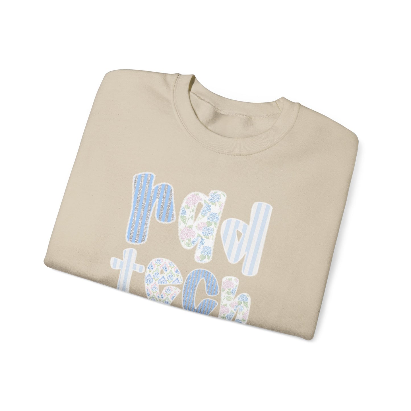 Rad Tech Crewneck Sweatshirt — Pastel Floral