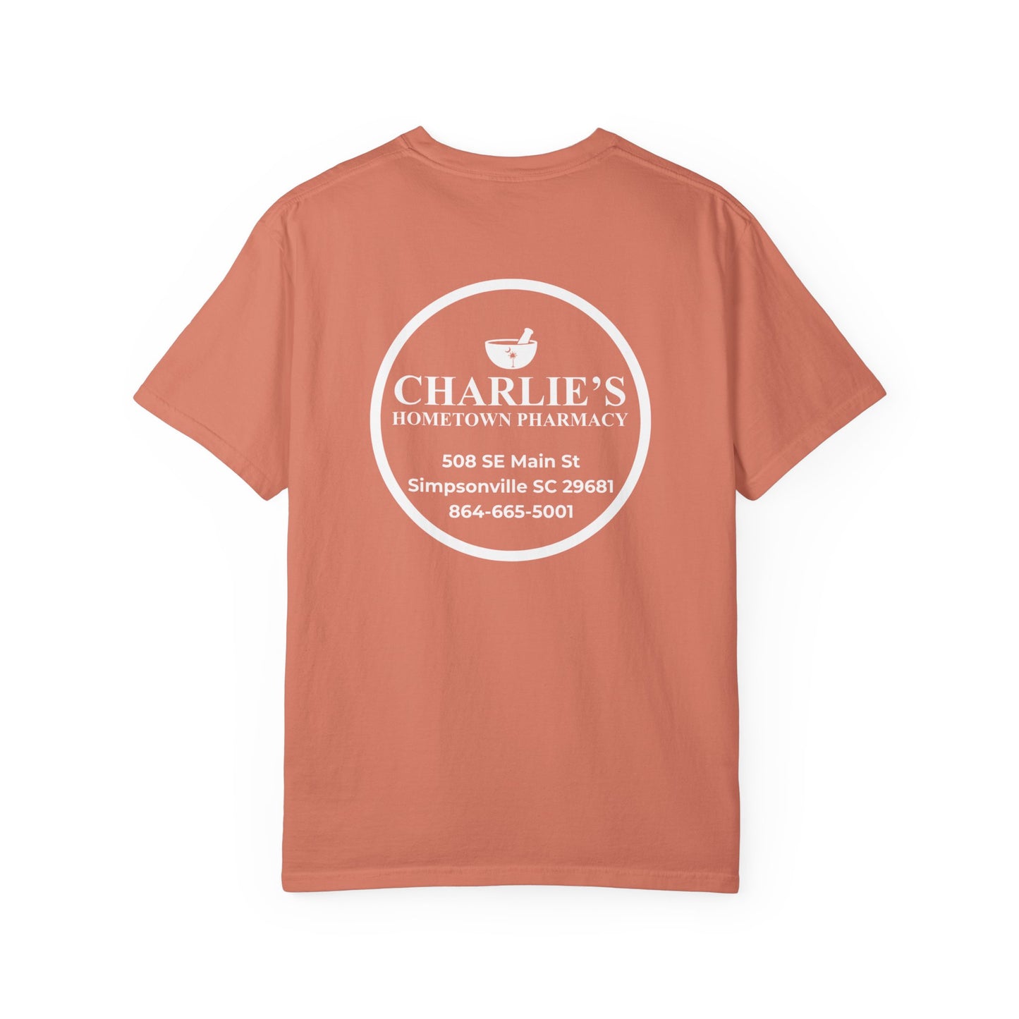 Pharmacy Logo T-Shirt — Charlie’s Hometown Pharmacy Logo Tee
