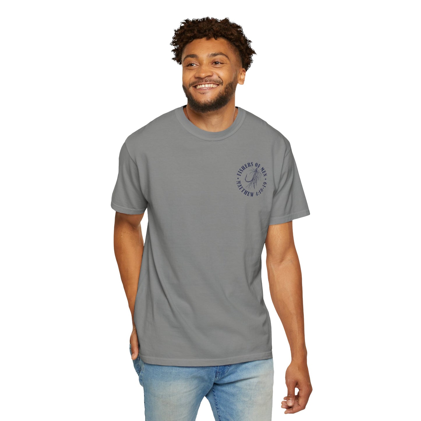 Fishers of Men T-Shirt — Christian Fishing Graphic Tee (Matthew 4:18-19)