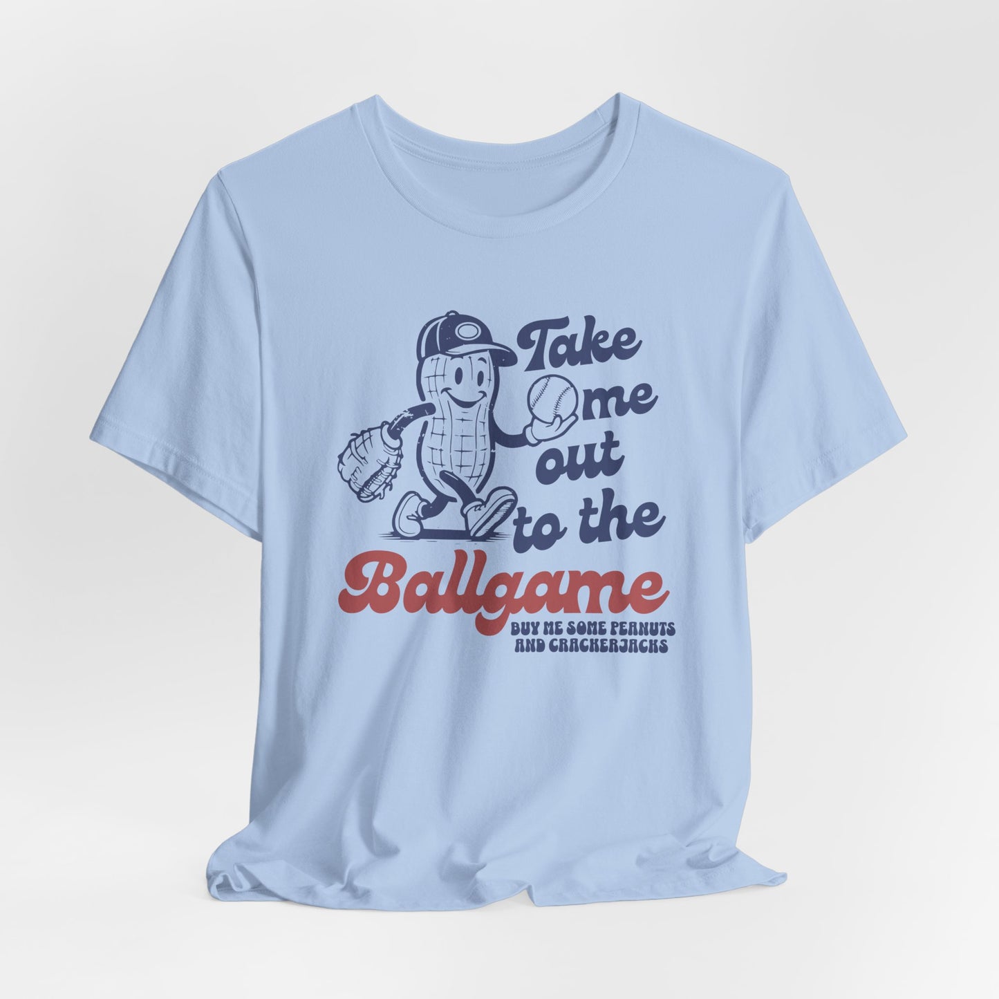 Baseball Tee — "Take Me Out to the Ballgame" Vintage Mascot T-Shirt