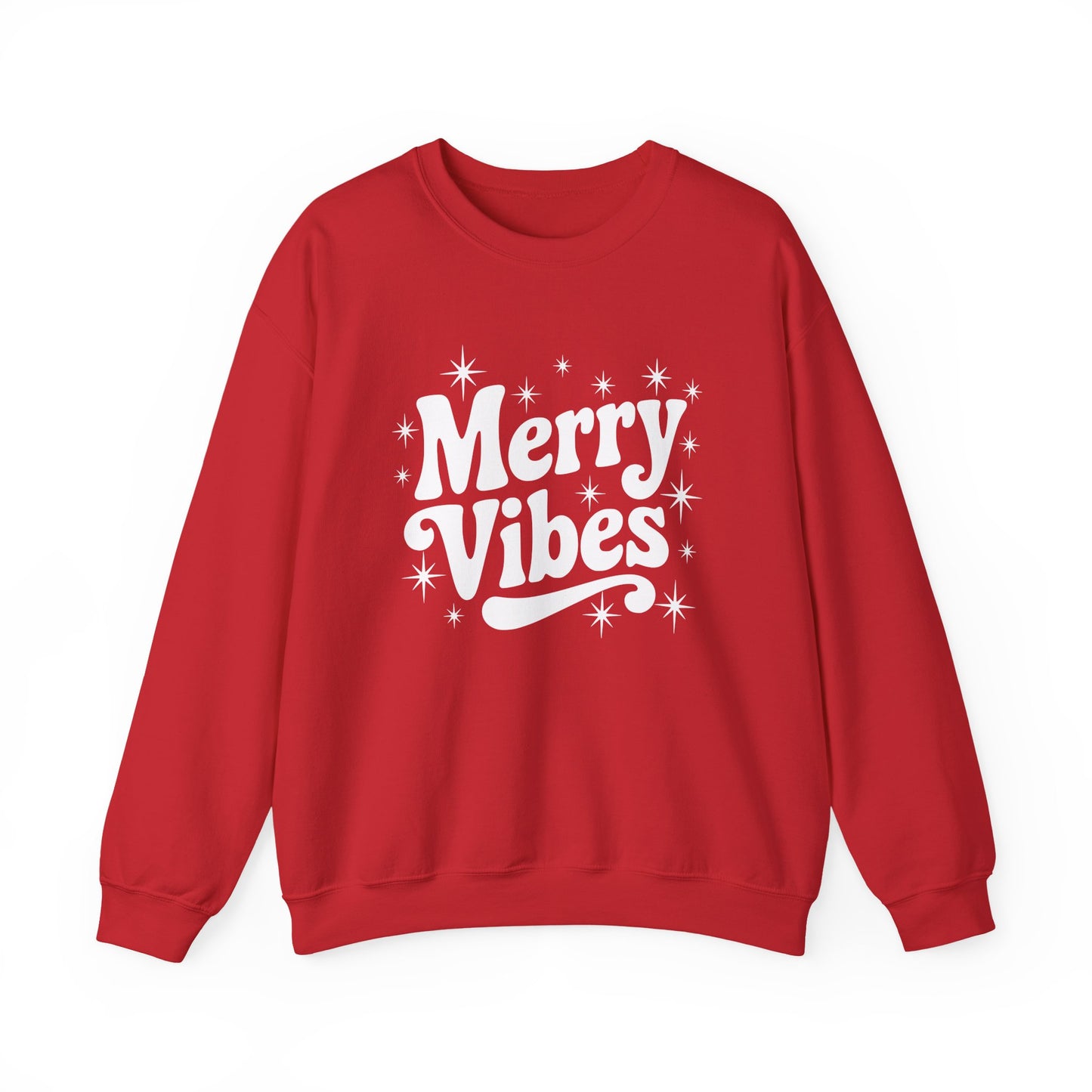 Merry Vibes Christmas Crewneck Sweatshirt