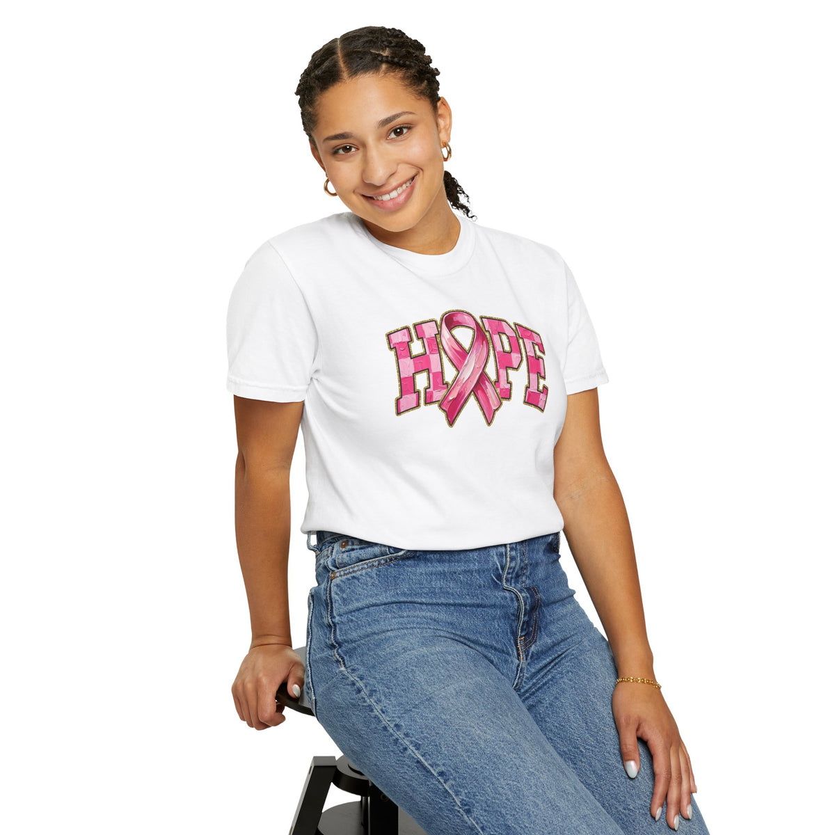 Hope Ribbon T-Shirt — Breast Cancer Awareness Tee