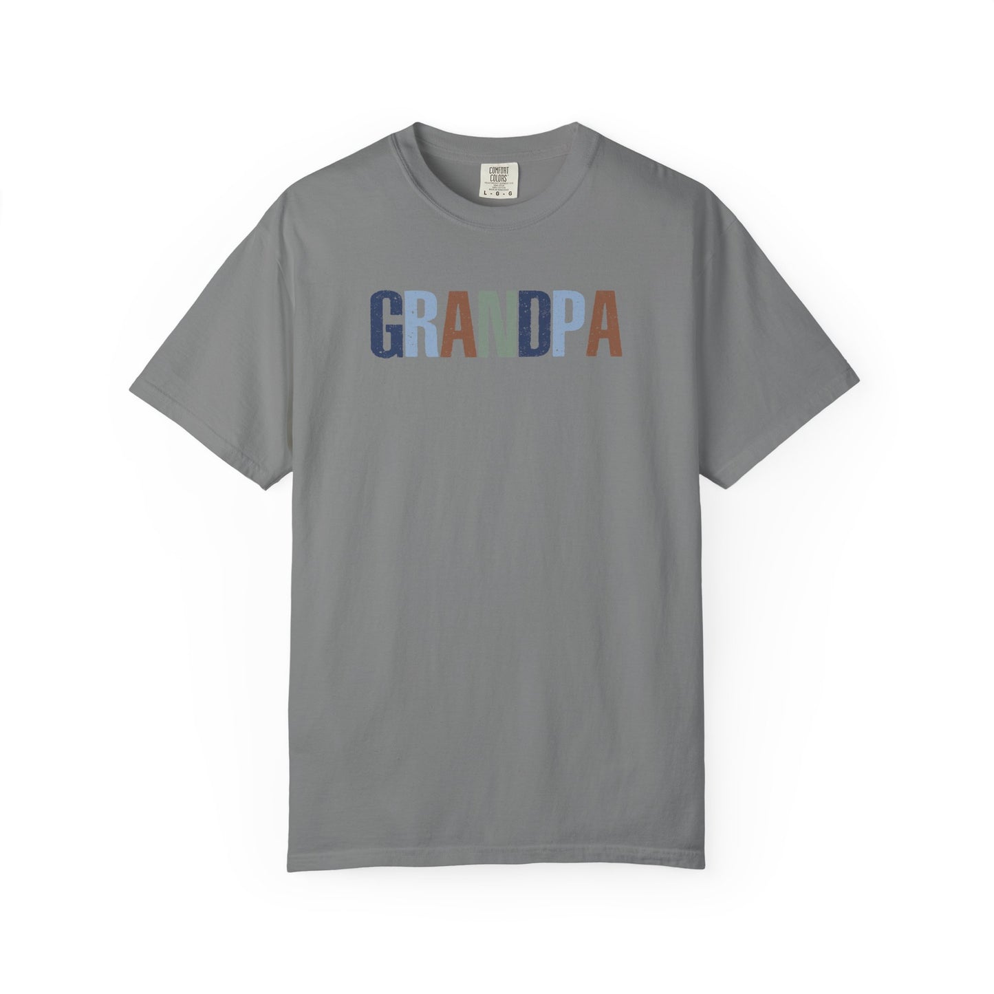 Grandpa Vintage Lettering T-Shirt — Comfortable Dad/Grandparent Gift for Father's Day
