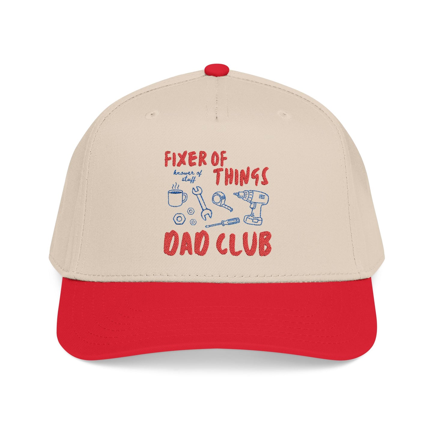 Dad "Fixer of Things" Mid Profile Baseball Cap