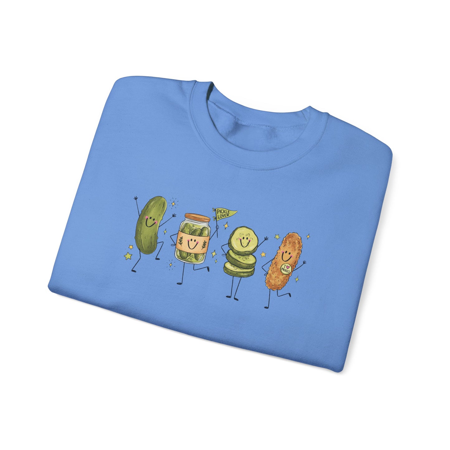 Pickle Friends Crewneck Sweatshirt — Pickle Lover Graphic
