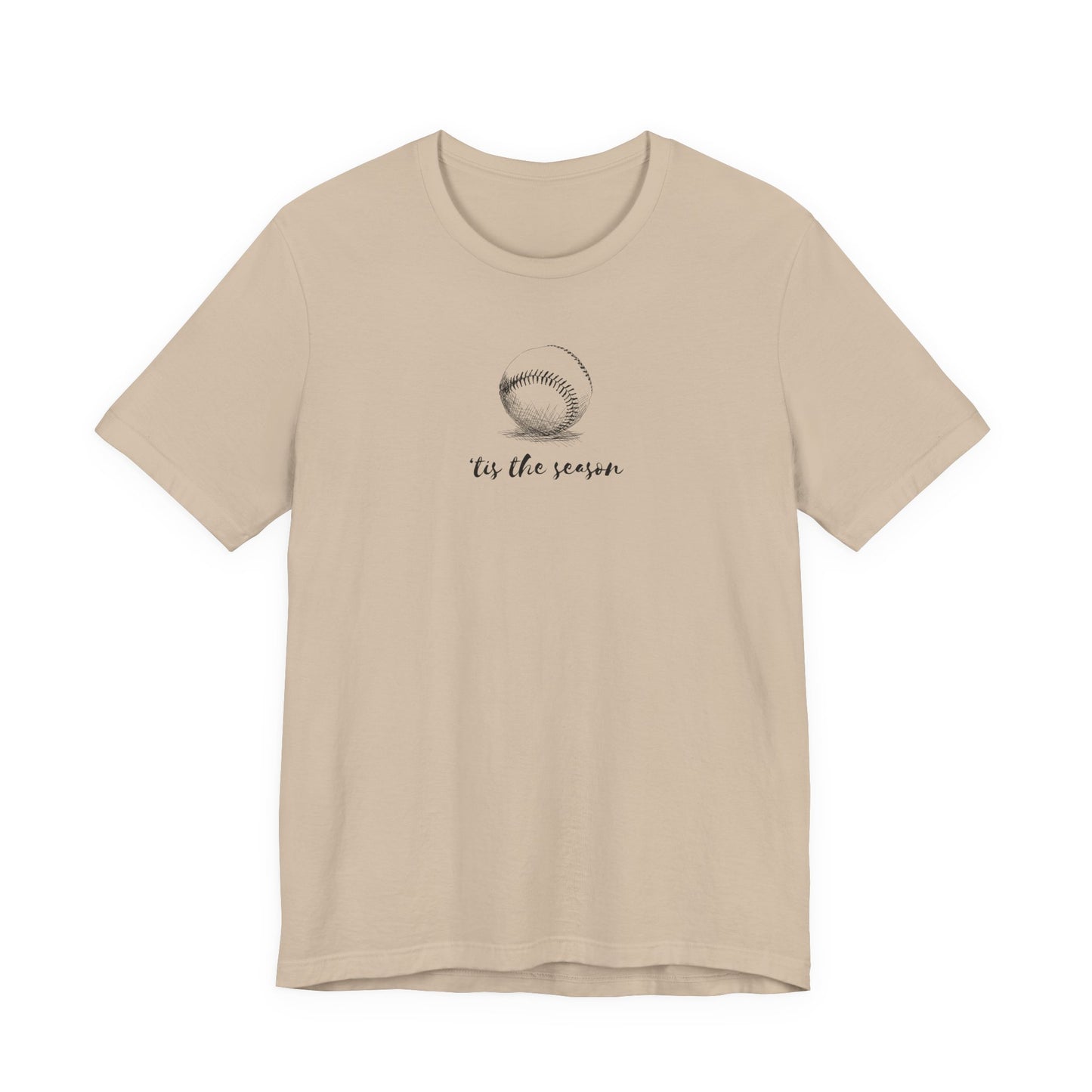 T-Shirt — 'Tis the Season' Minimal Baseball Tee