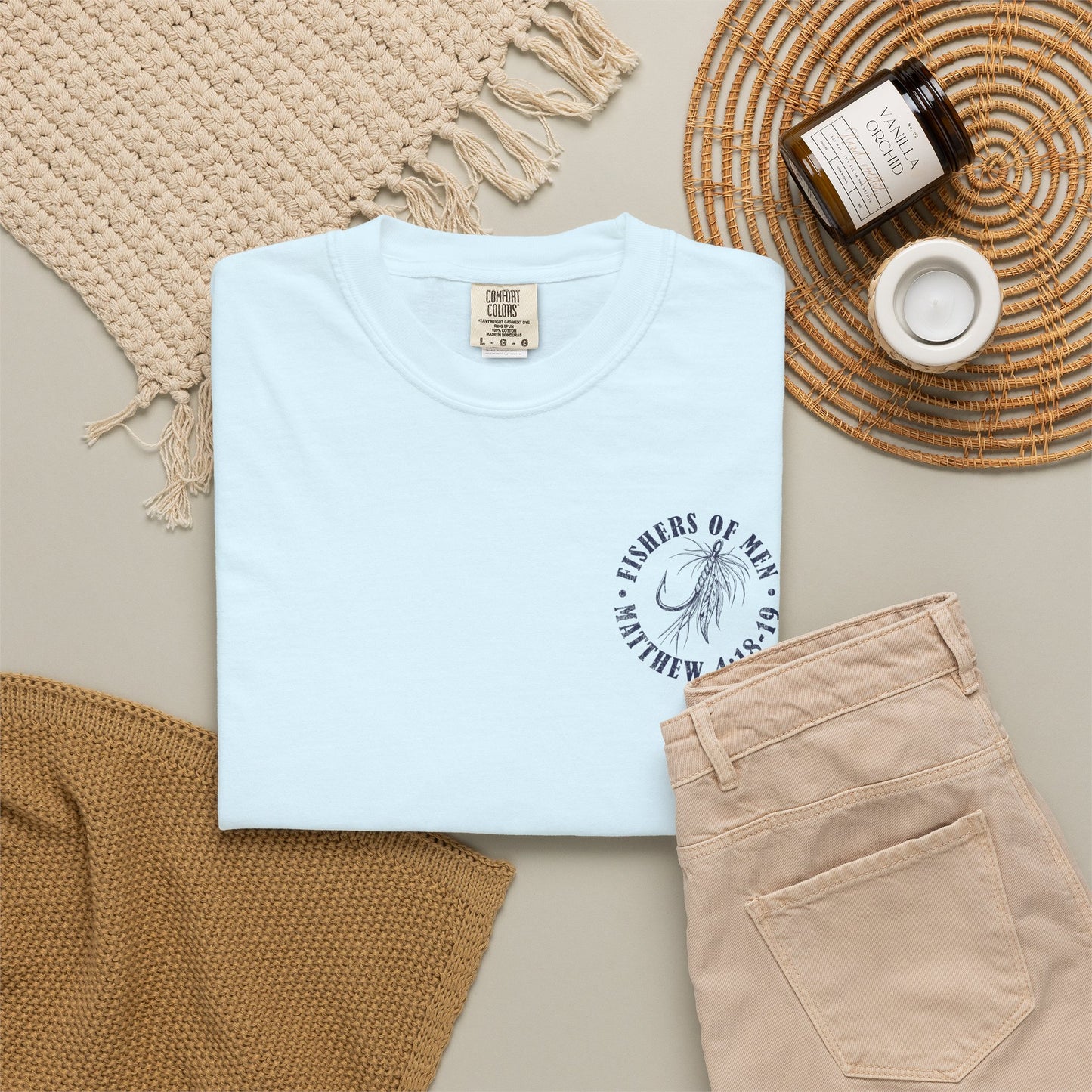 Fishers of Men T-Shirt — Christian Fishing Graphic Tee (Matthew 4:18-19)