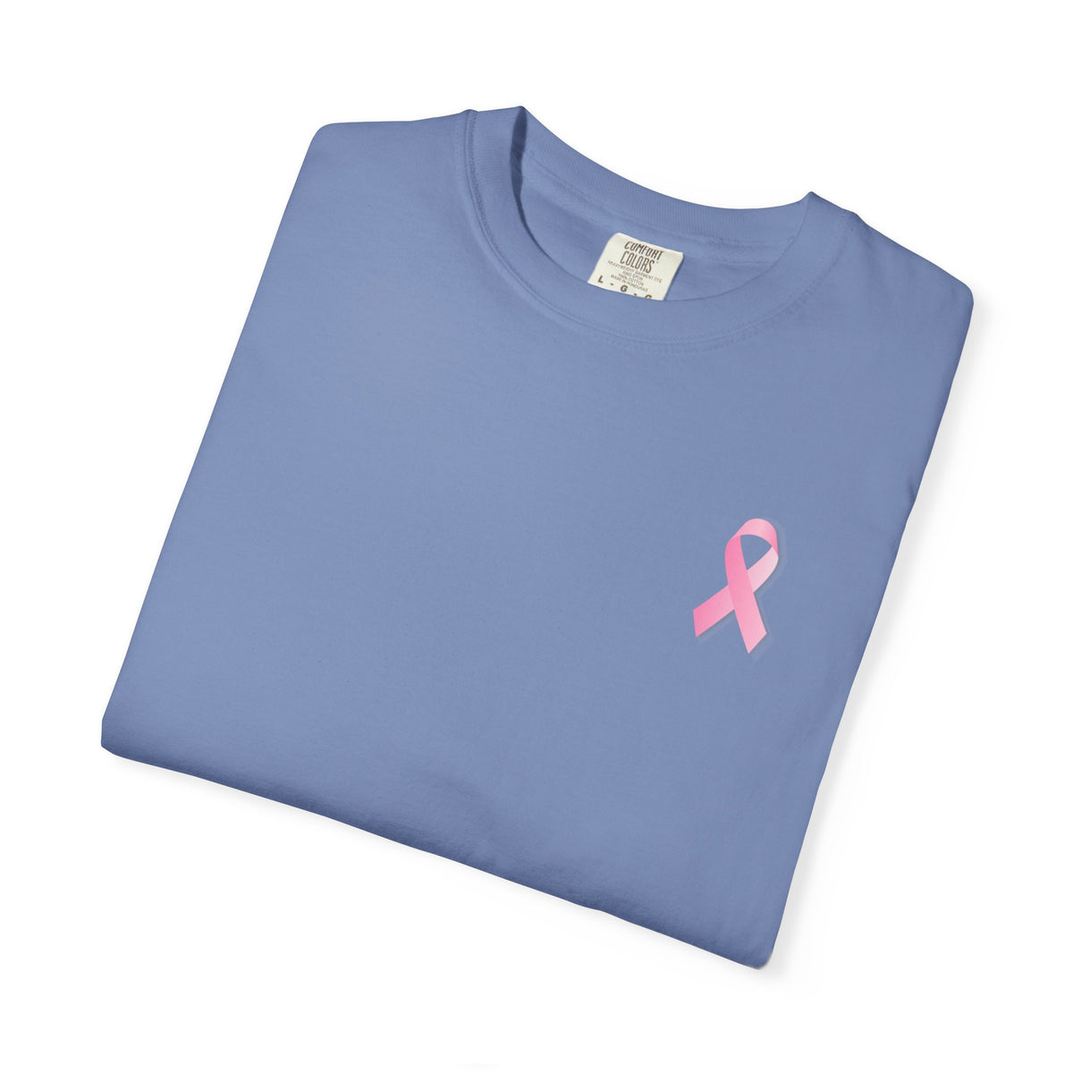 Breast Cancer Awareness T-Shirt — "No One Fights Alone" Flag Tee