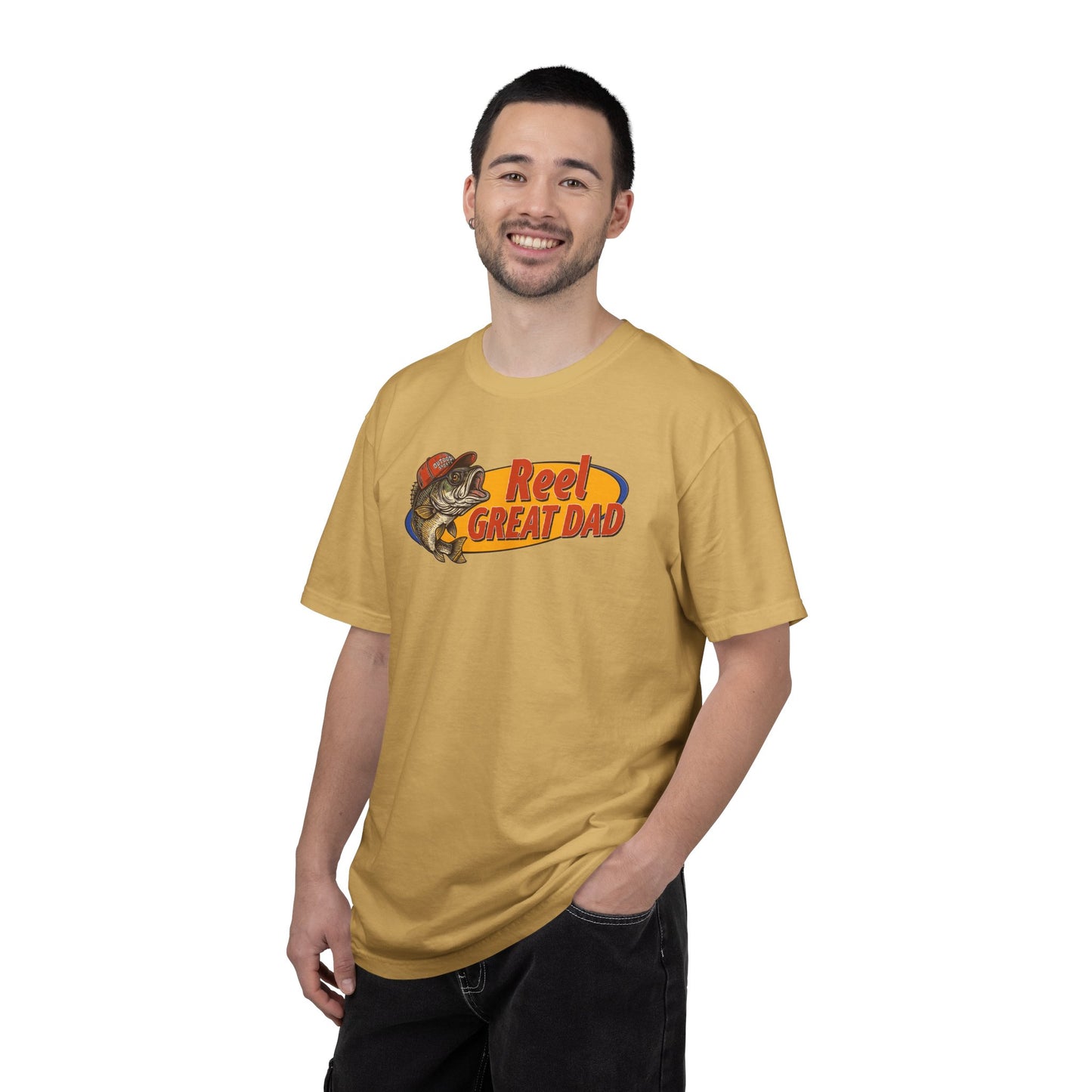 Reel Great Dad T-Shirt – Fishing Dad Graphic Tee