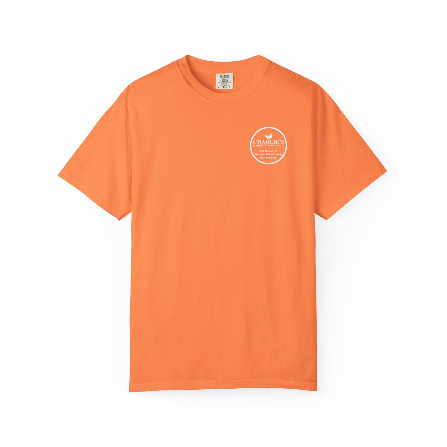 Pharmacy Logo T-Shirt — Charlie’s Hometown Pharmacy Logo Tee
