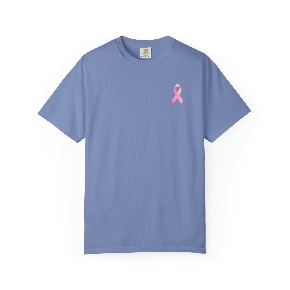 Breast Cancer Awareness T-Shirt — "No One Fights Alone" Flag Tee