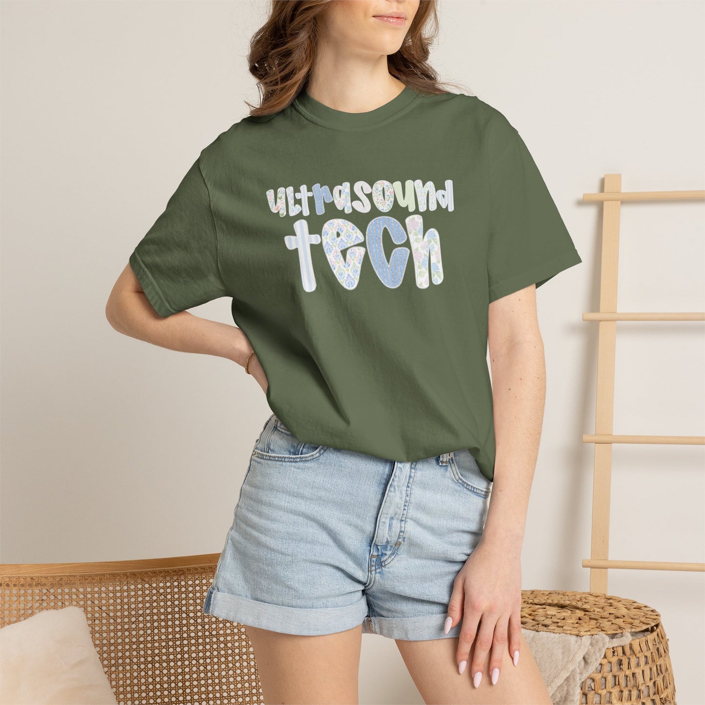 Ultrasound Tech T-Shirt — Cute Pastel Medical Sonographer Tee