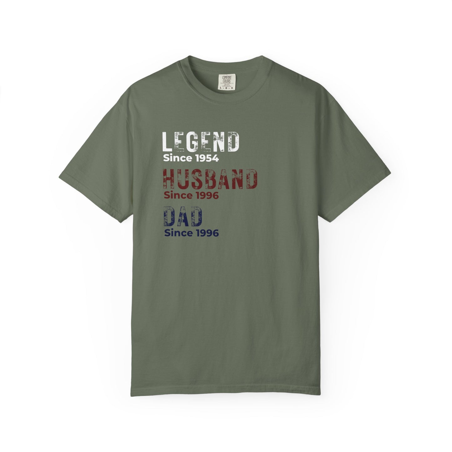 CUSTOM Legend, Husband, Dad T-Shirt — Vintage Tribute Tee