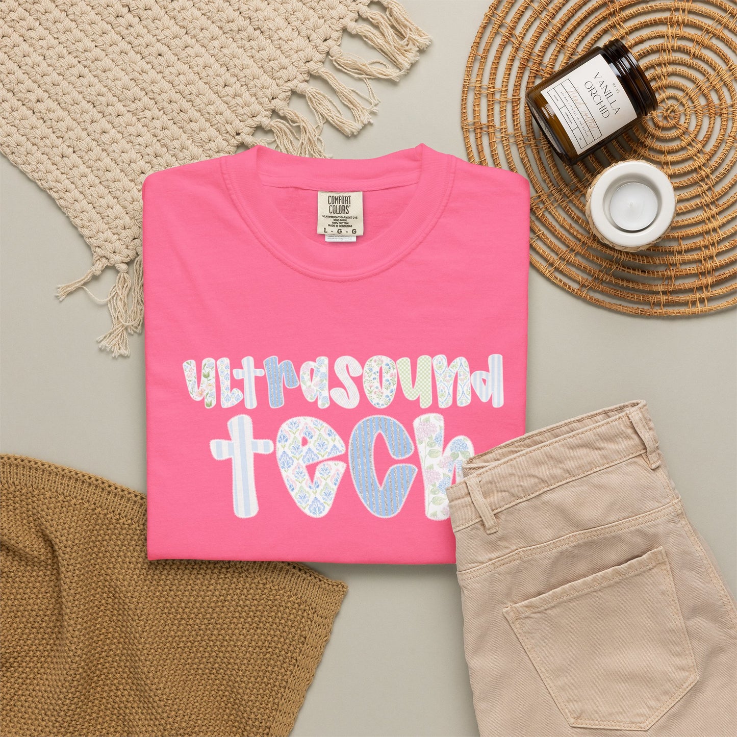 Ultrasound Tech T-Shirt — Cute Pastel Medical Sonographer Tee