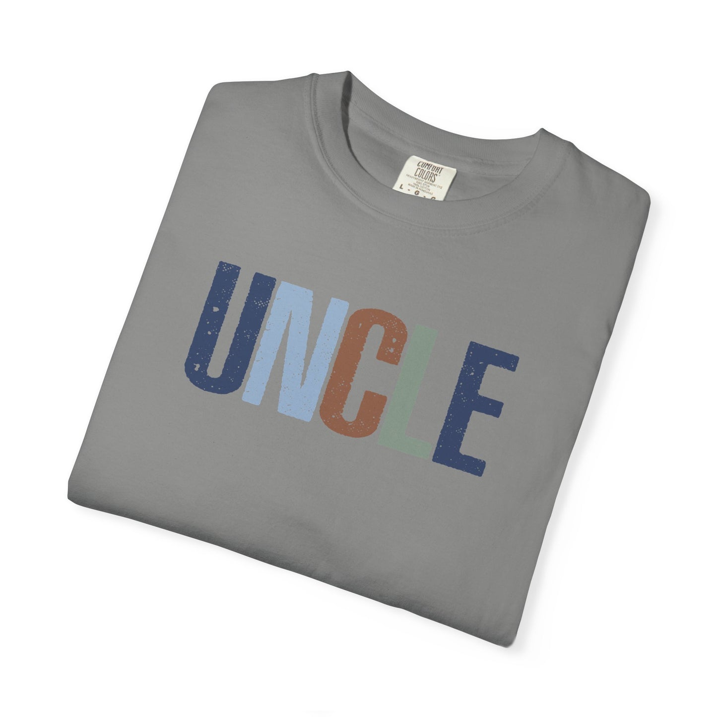 Uncle Graphic T-Shirt — Vintage Americana Lettering Tee for Dads & Family Gifts