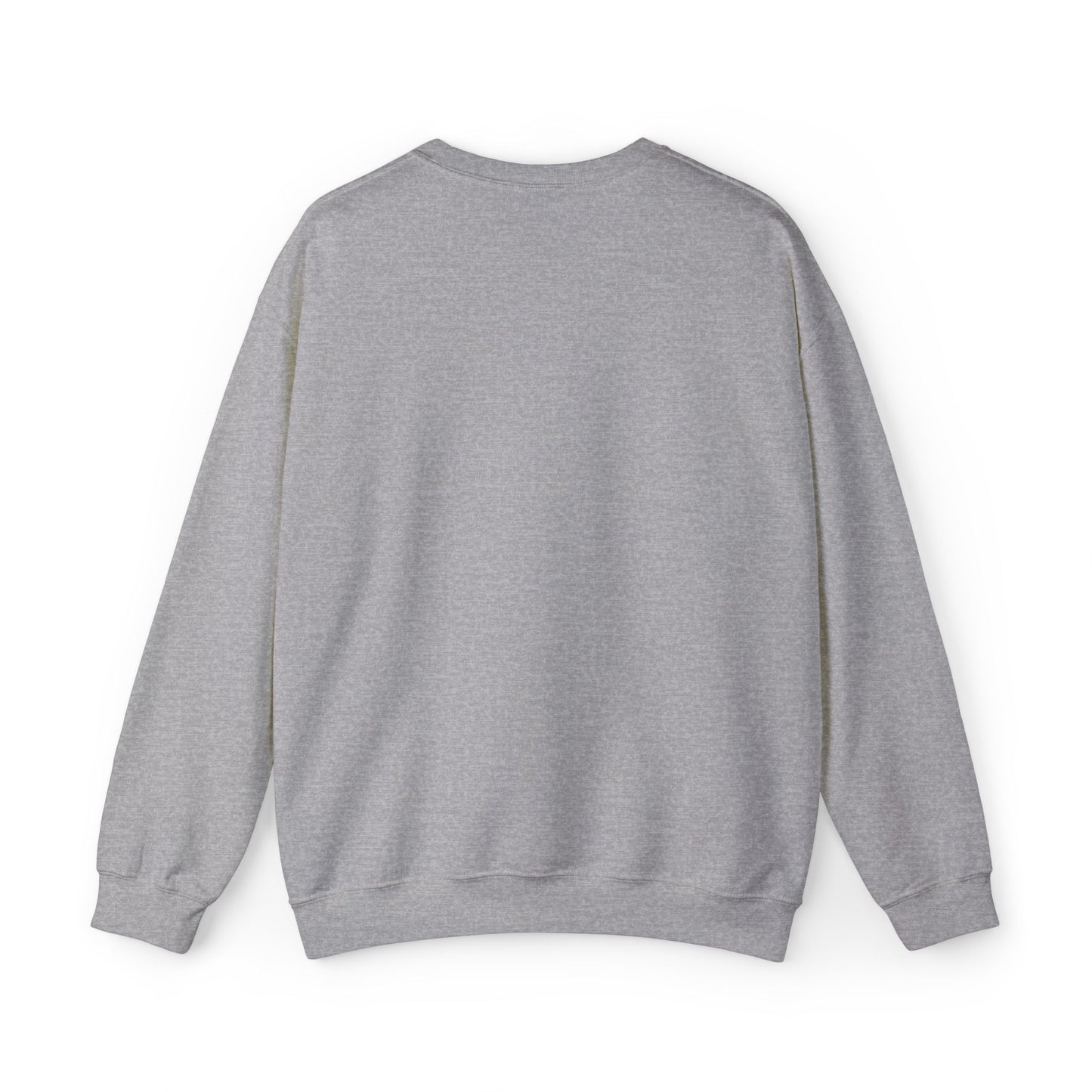 Crewneck Sweatshirt - Minimal White Script "Loves Jesus + America, Too" Embroidered Cozy Casual Pullover