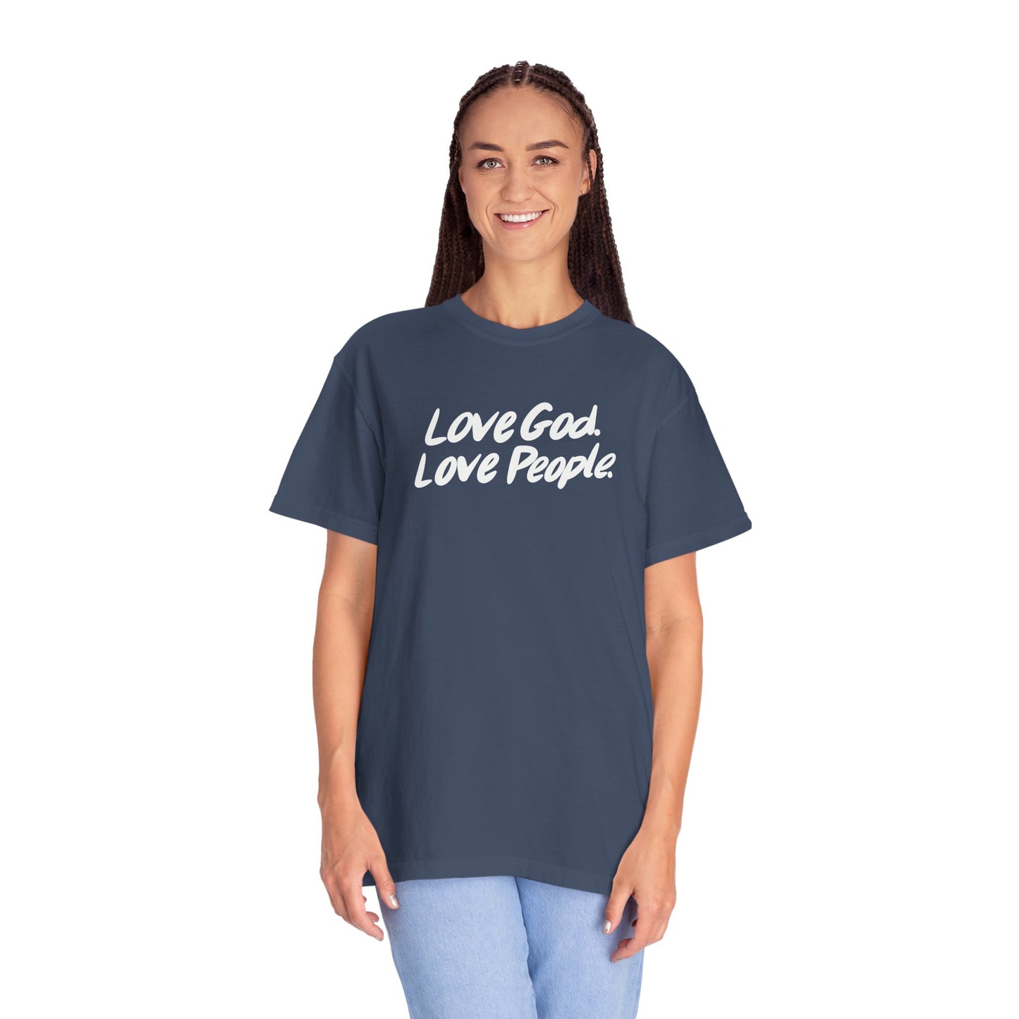 Love God. Love People. T‑Shirt — Faith Graphic Tee
