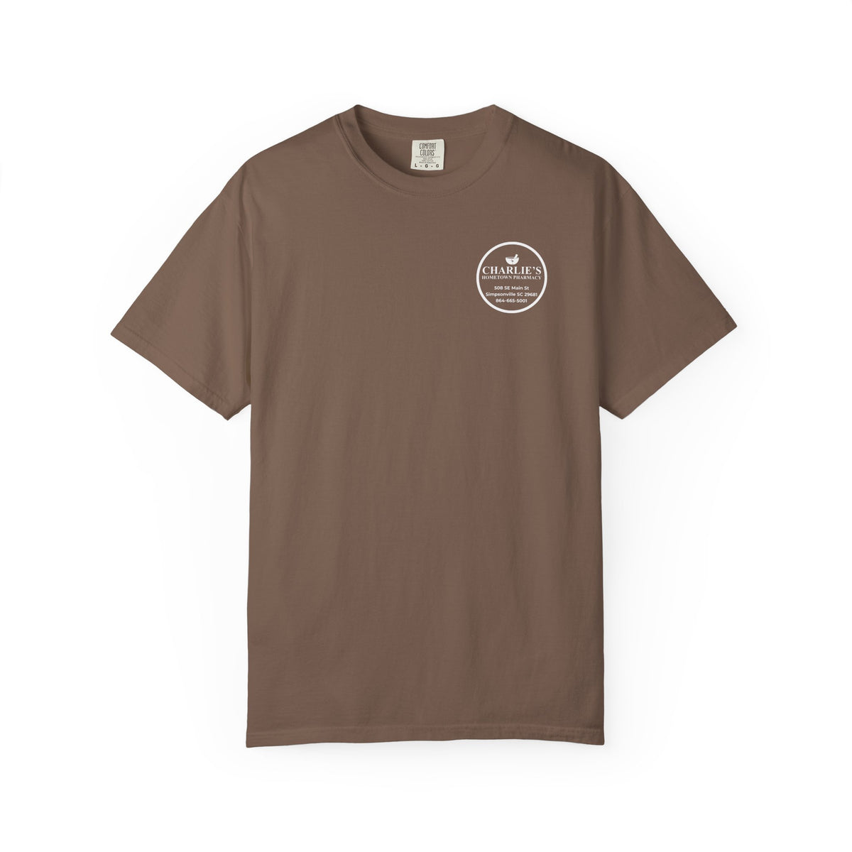 Pharmacy Logo T-Shirt — Charlie’s Hometown Pharmacy Logo Tee