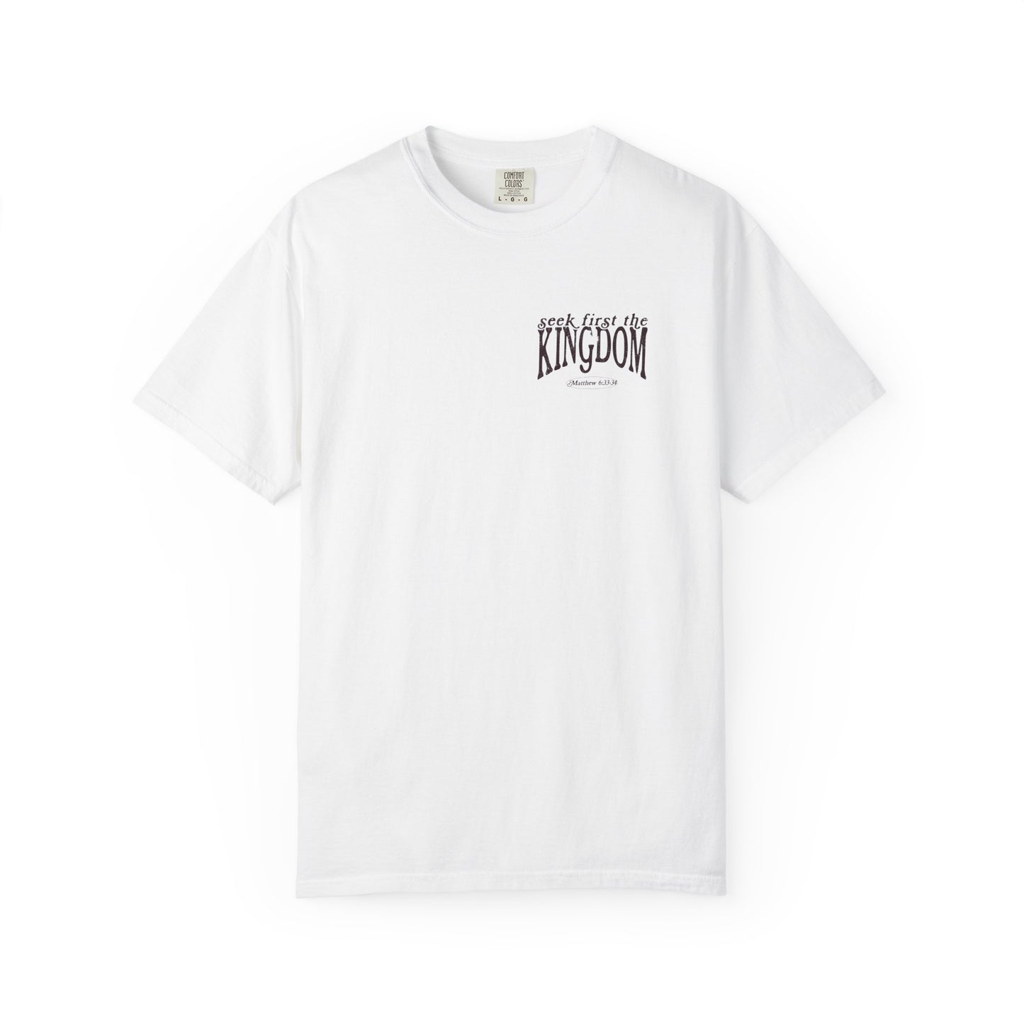 Seek First the Kingdom T-Shirt — Floral Faith Graphic Tee