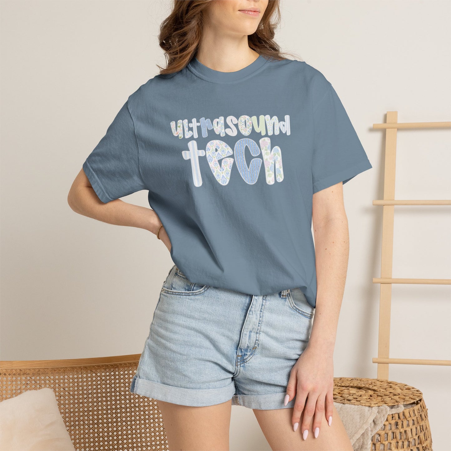 Ultrasound Tech T-Shirt — Cute Pastel Medical Sonographer Tee