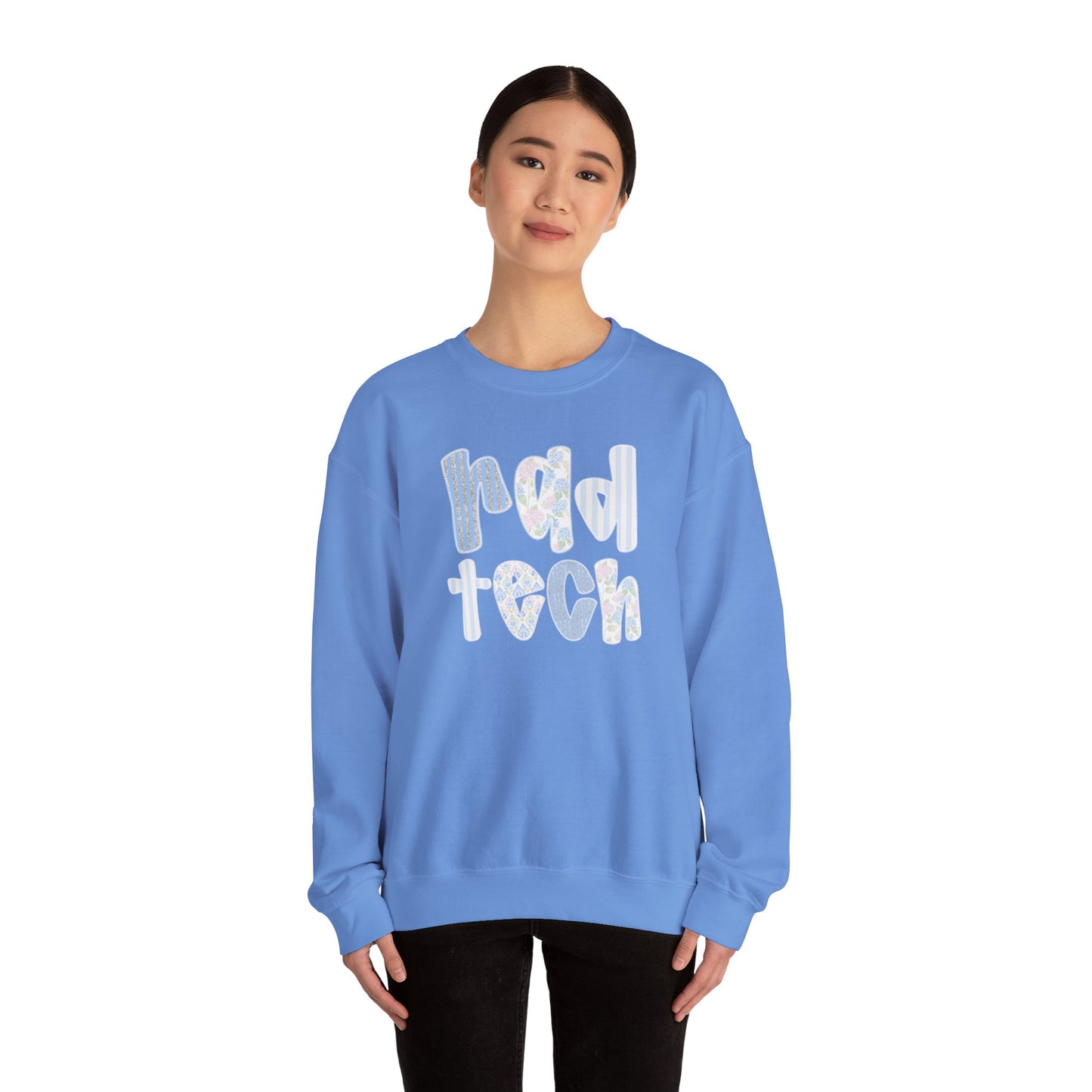 Rad Tech Crewneck Sweatshirt — Pastel Floral