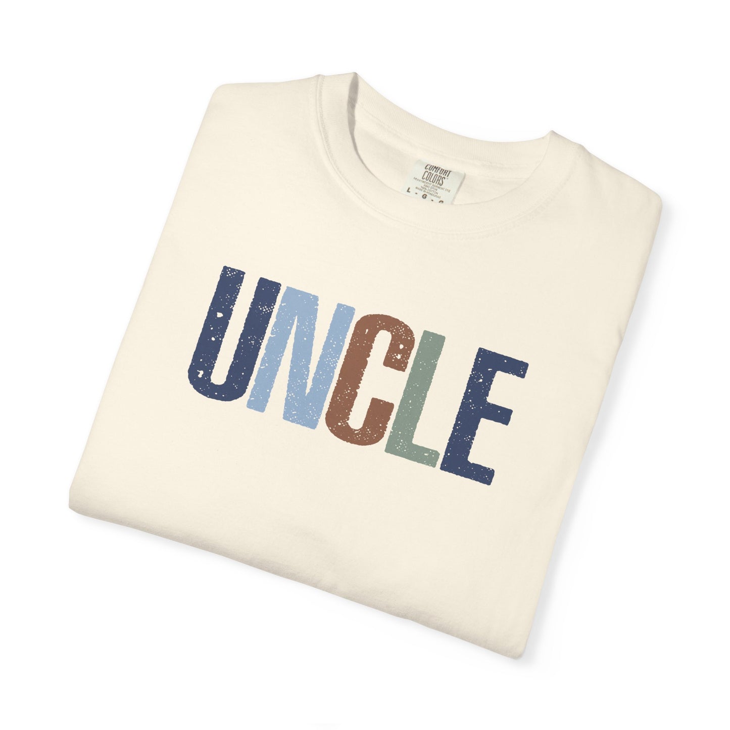 Uncle Graphic T-Shirt — Vintage Americana Lettering Tee for Dads & Family Gifts