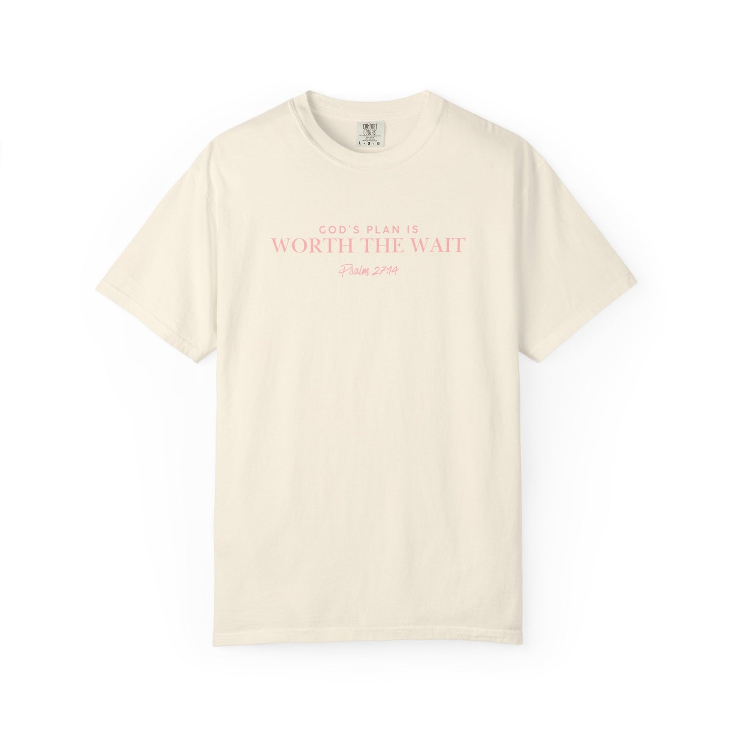 Worth the Wait T-Shirt — 'God & Grace' Inspirational Faith Tee