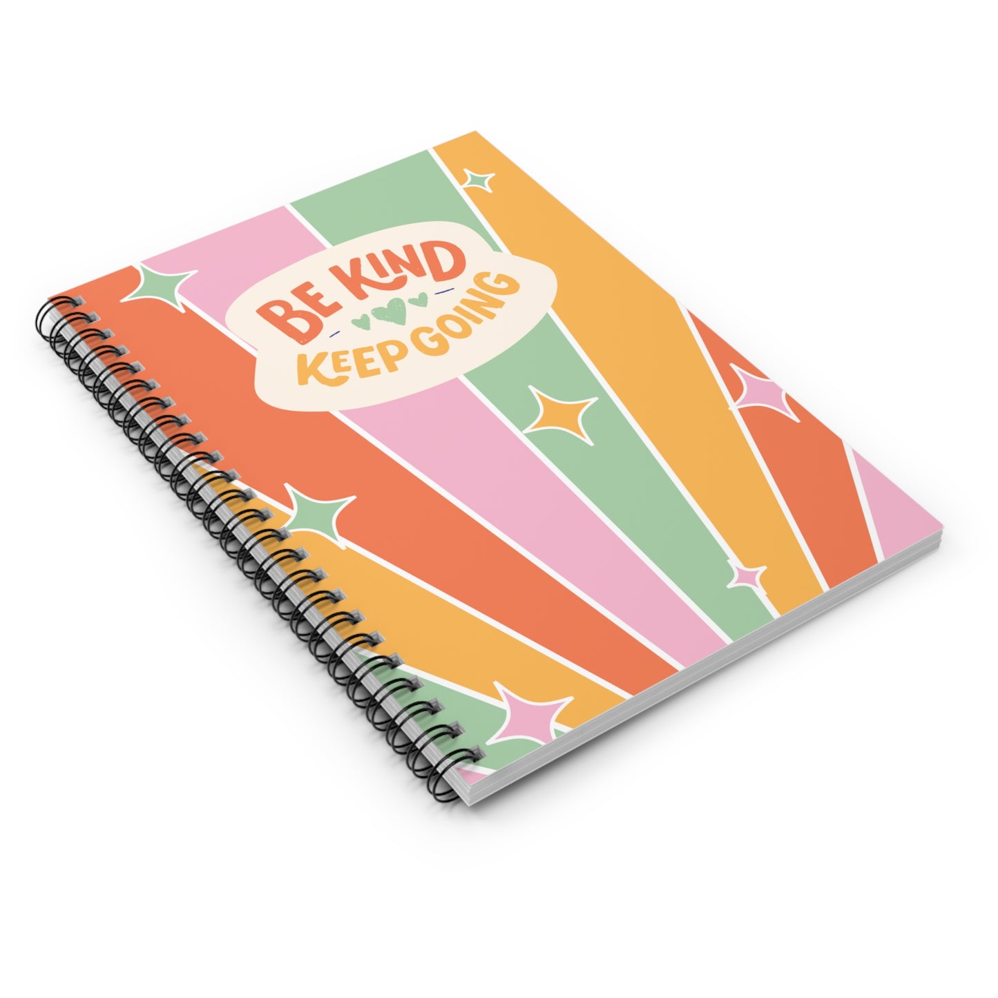 Be Kind, Keep Going Spiral Notebook