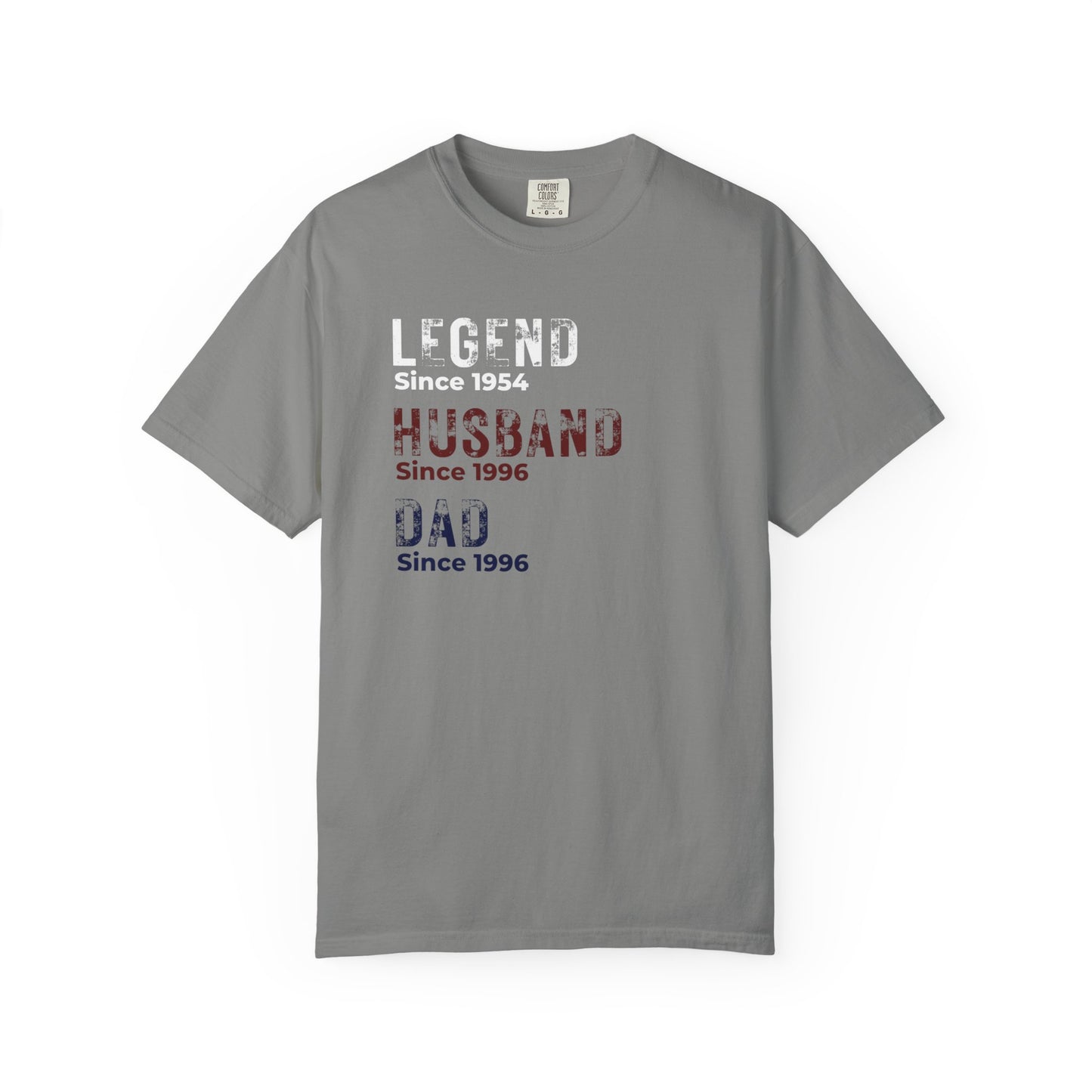 CUSTOM Legend, Husband, Dad T-Shirt — Vintage Tribute Tee