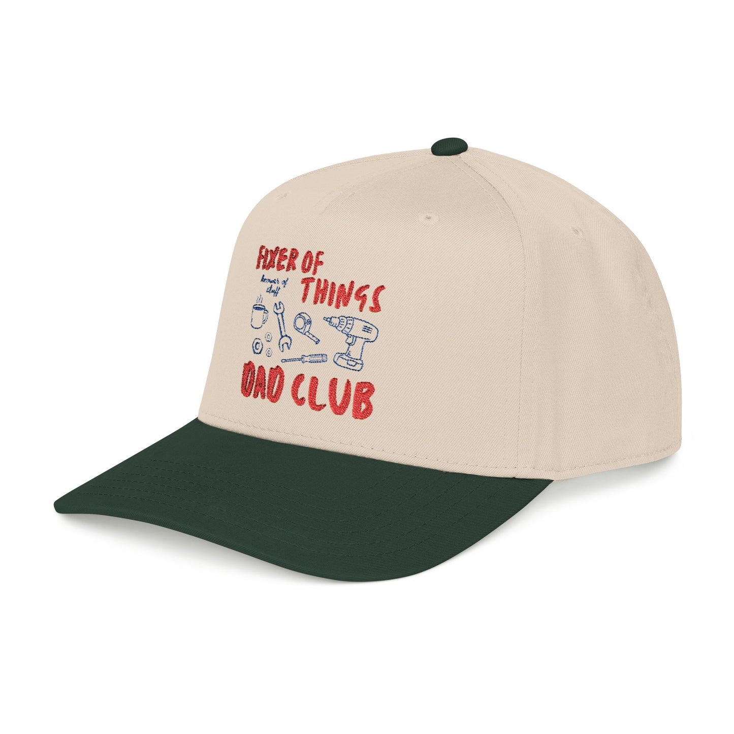 Dad "Fixer of Things" Mid Profile Baseball Cap