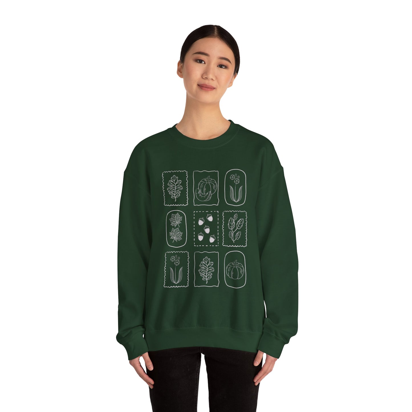 Fall Stamps Crewneck Sweatshirt